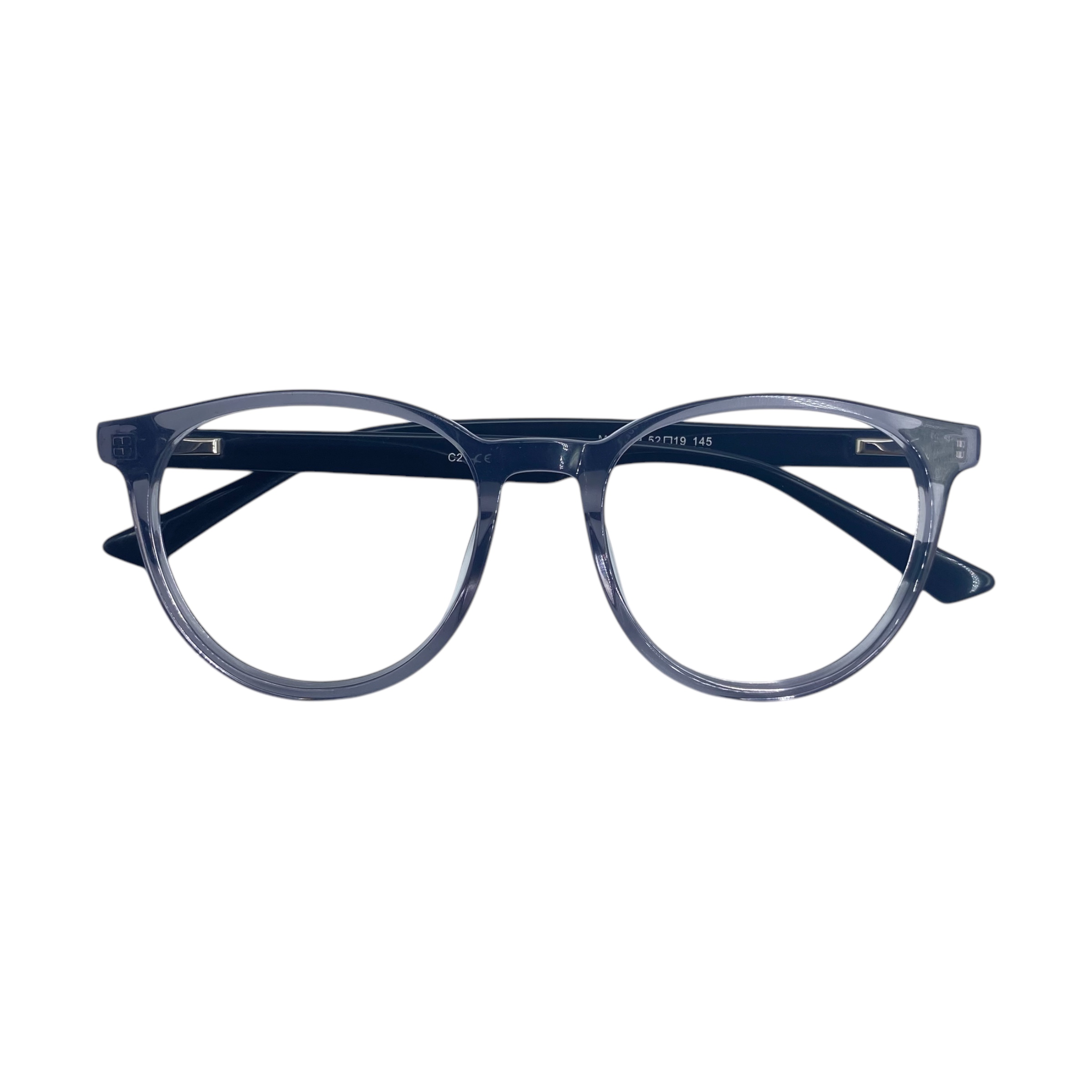 Óculos MYZ REDONDO CINZA TRANSPARENTE