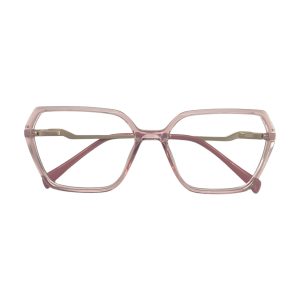 Óculos MYZ HEXAGONAL ROSA TRANSLUCIDO