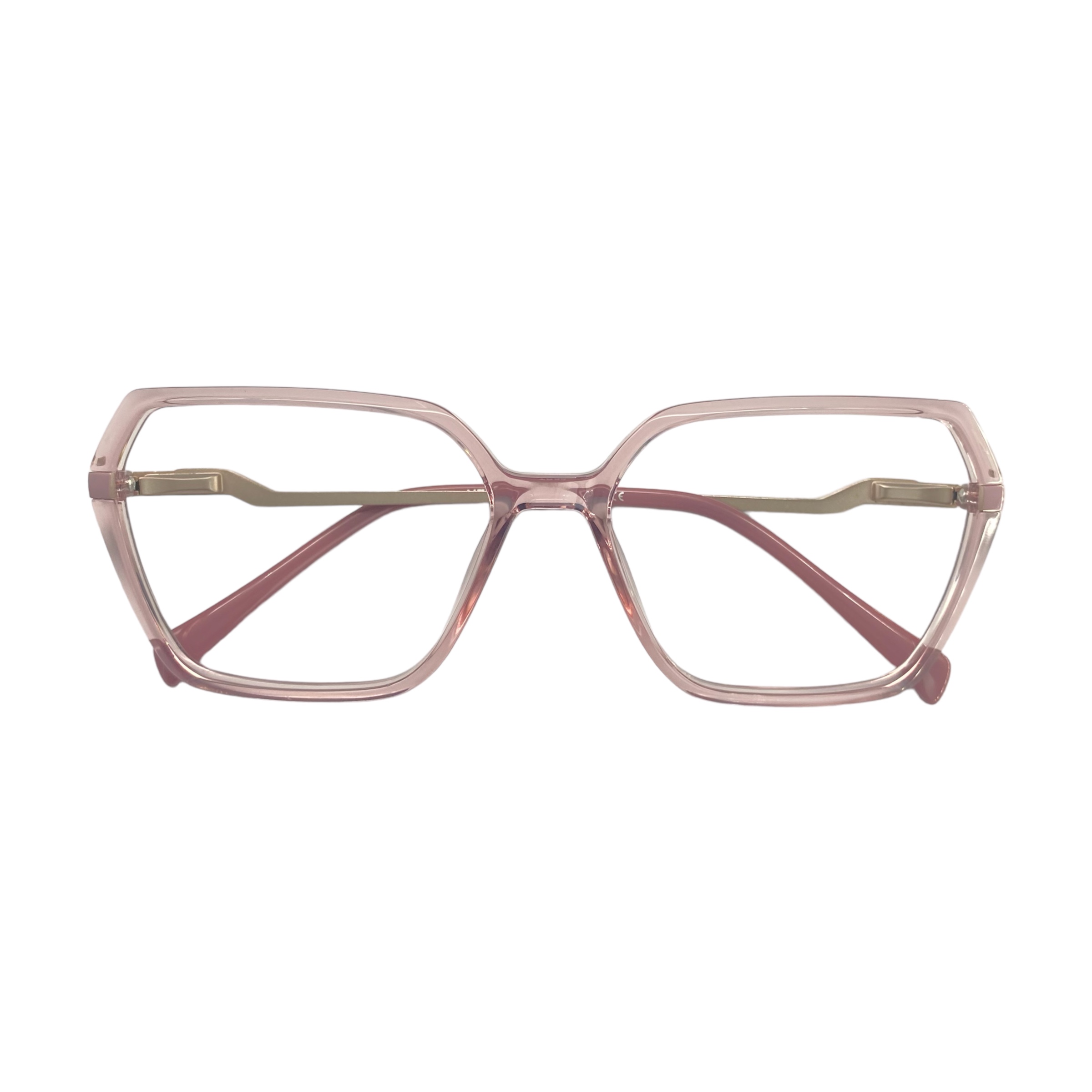 Óculos MYZ HEXAGONAL ROSA TRANSLUCIDO