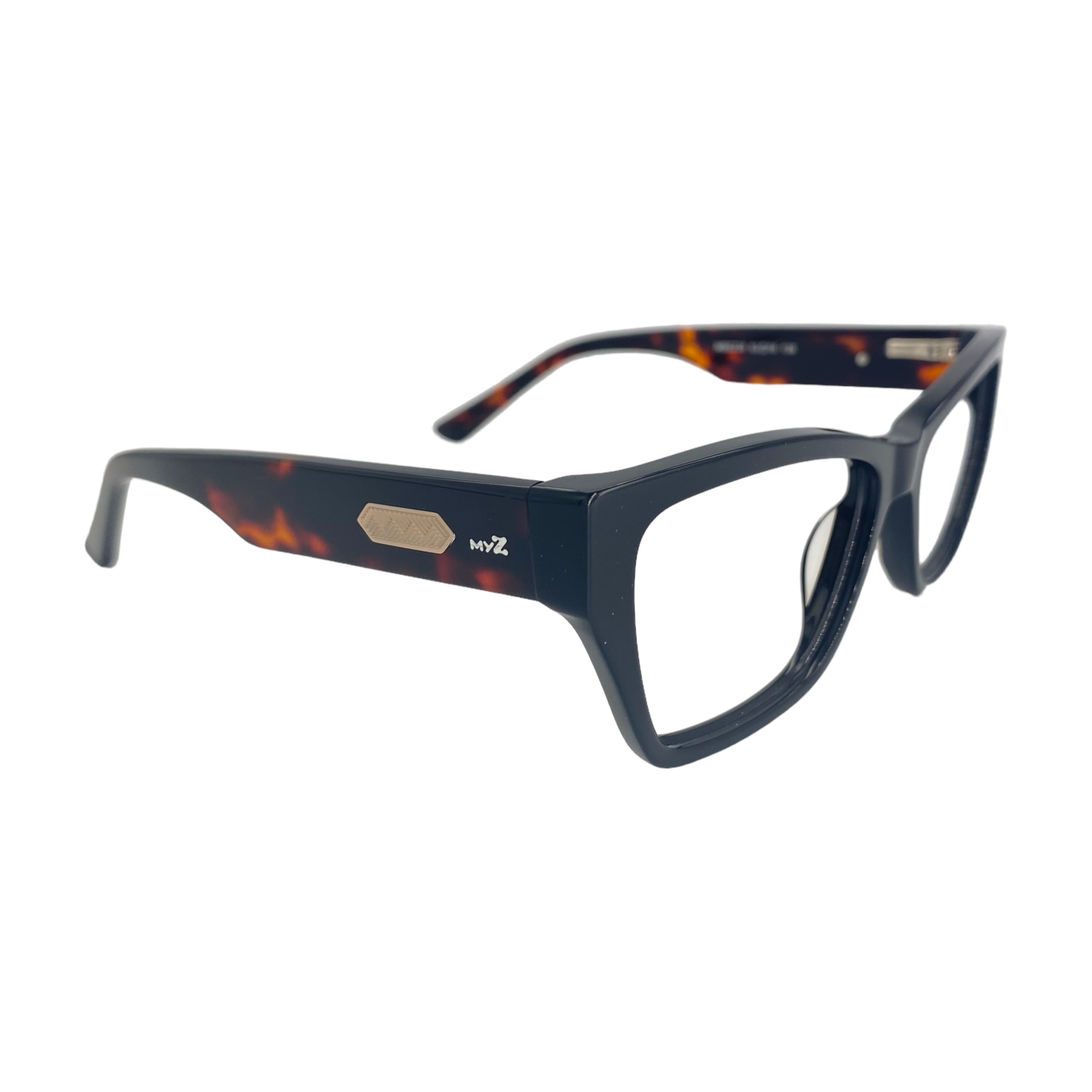 Óculos MYZ RETANGULAR PRETA - Imagem 2