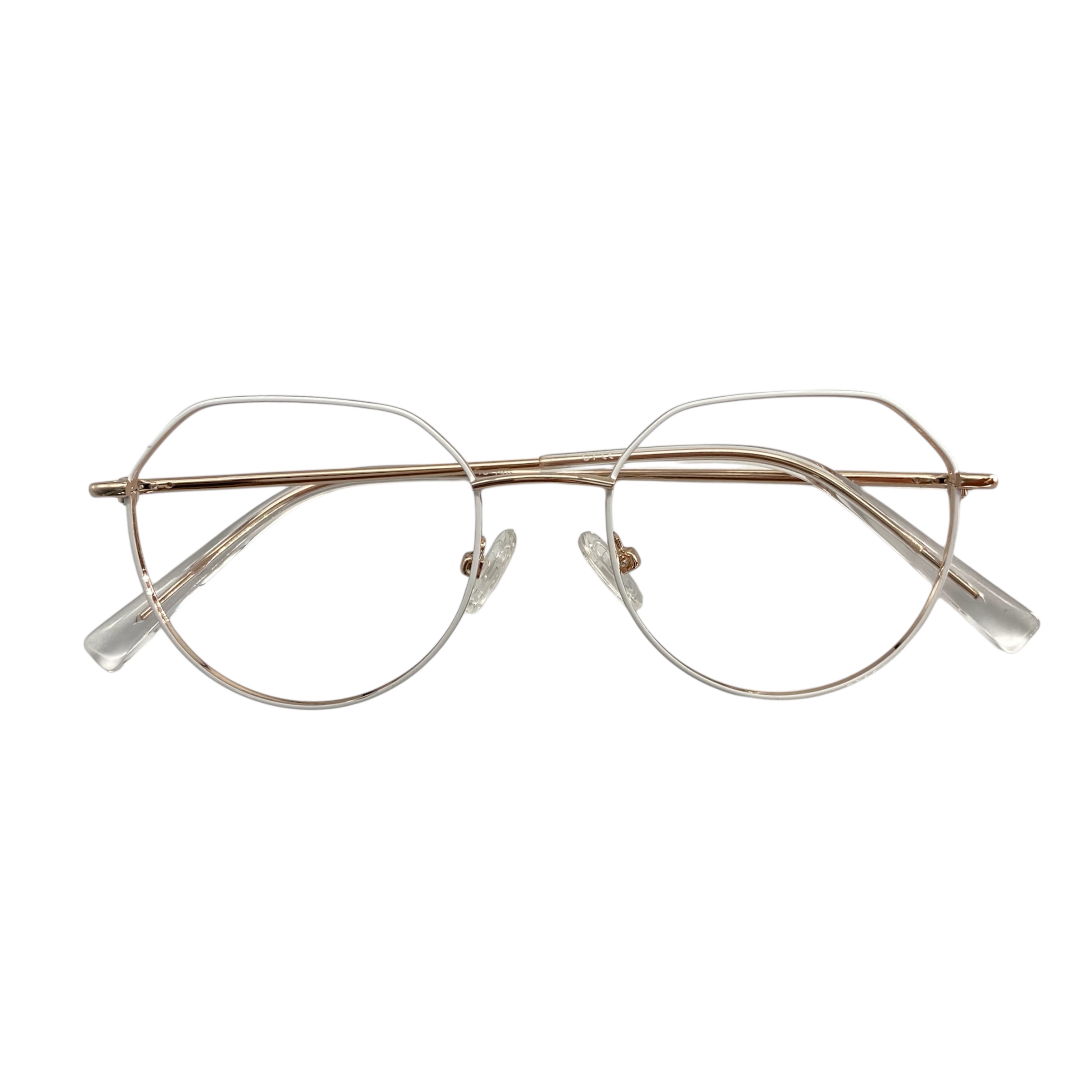 Óculos MYZ HEXAGONAL BRANCO