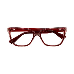 Óculos MYZ QUADRADO VERMELHO TRANSLUCIDO