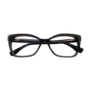 Óculos MYZ GATINHO CINZA COM DETALHE METAL OURO