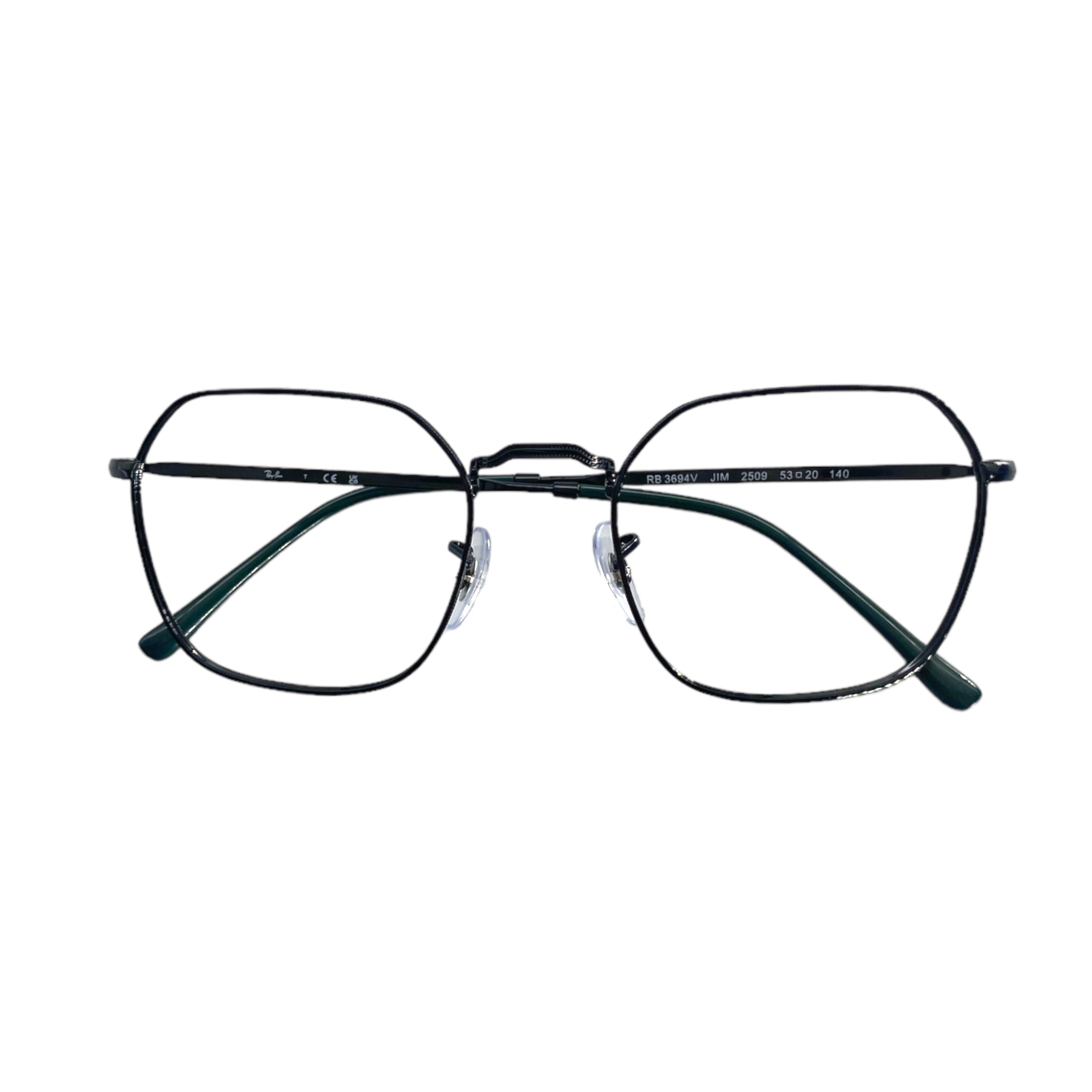 Óculos RAYBAN HEXAGONAL POLIDO PRETO