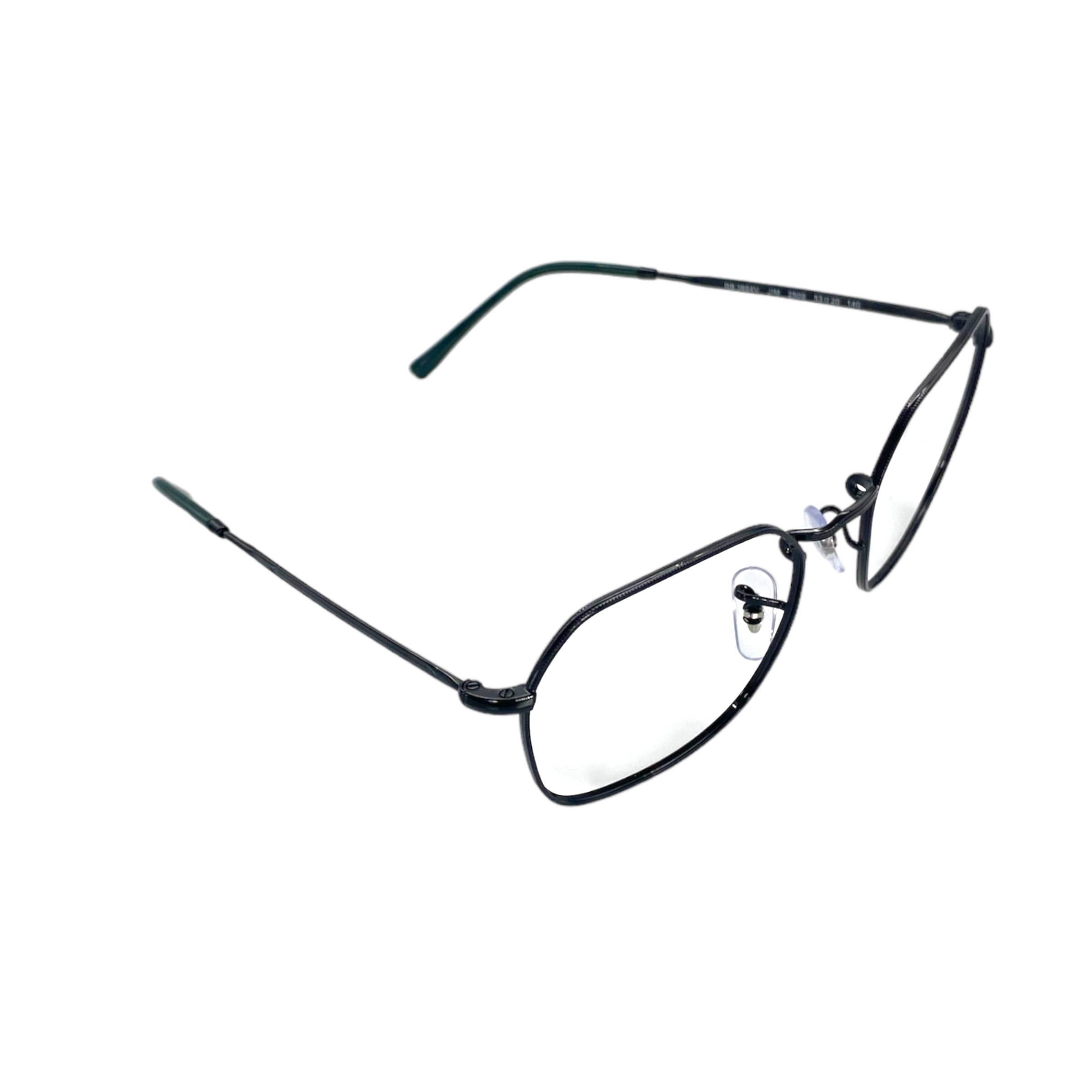 Óculos RAYBAN HEXAGONAL POLIDO PRETO - Imagem 2