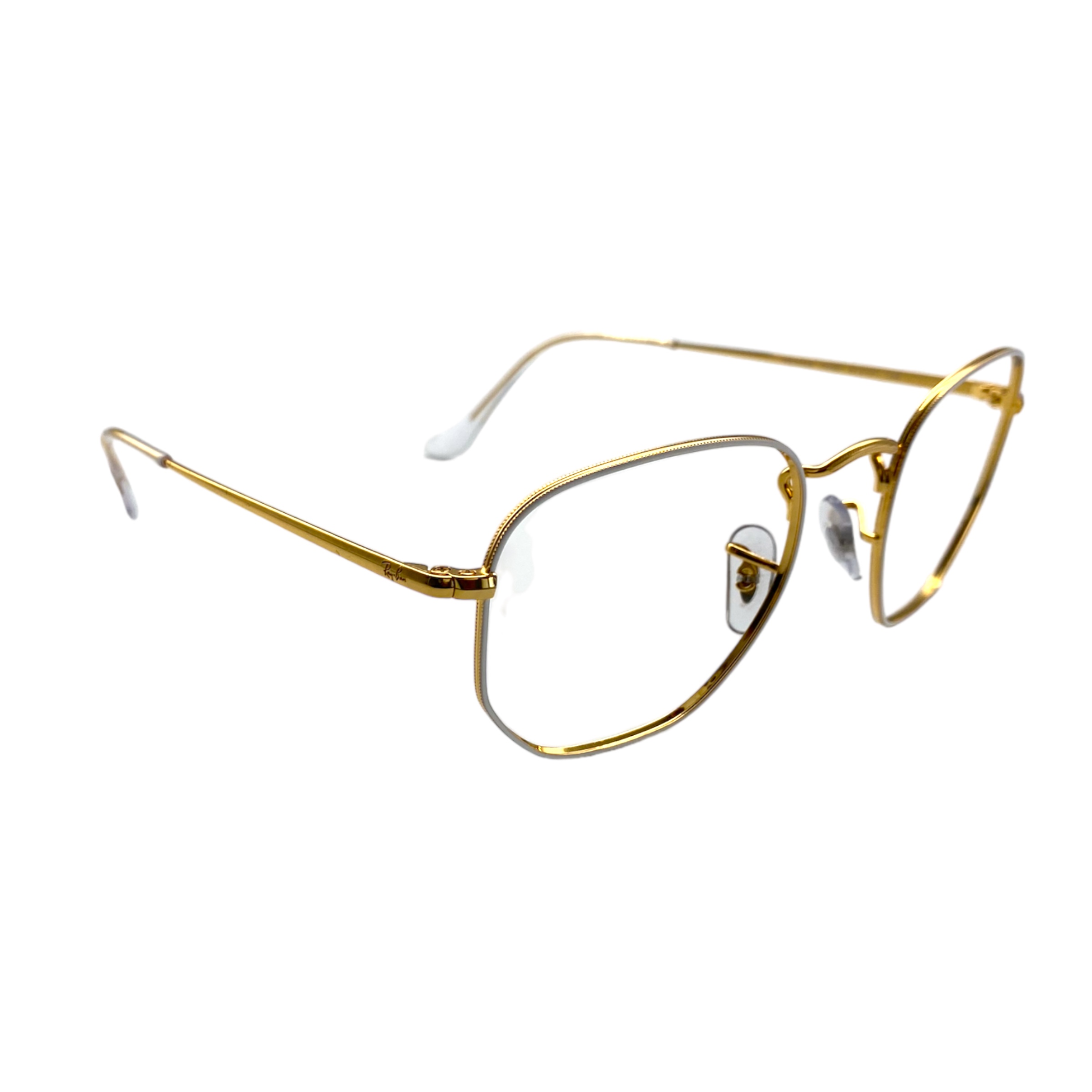 Óculos RAYBAN HEXAGONAL POLIDO BRANCO - Imagem 2