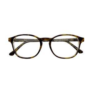 Óculos RAYBAN OVAL POLIDO HAVANA SOBRE TRANSPARENTE