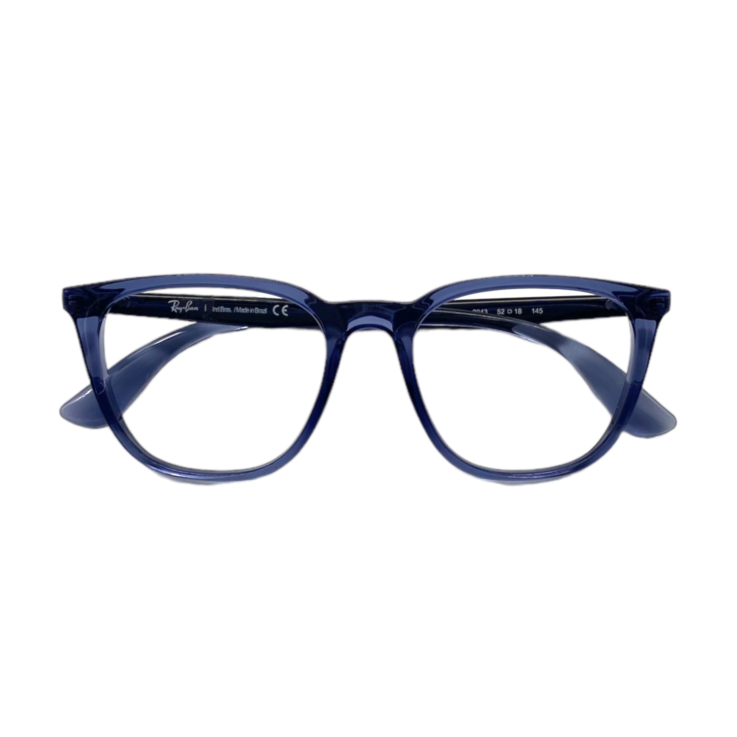 Óculos RAYBAN QUADRADO AZUL TRANSLÚCIDO