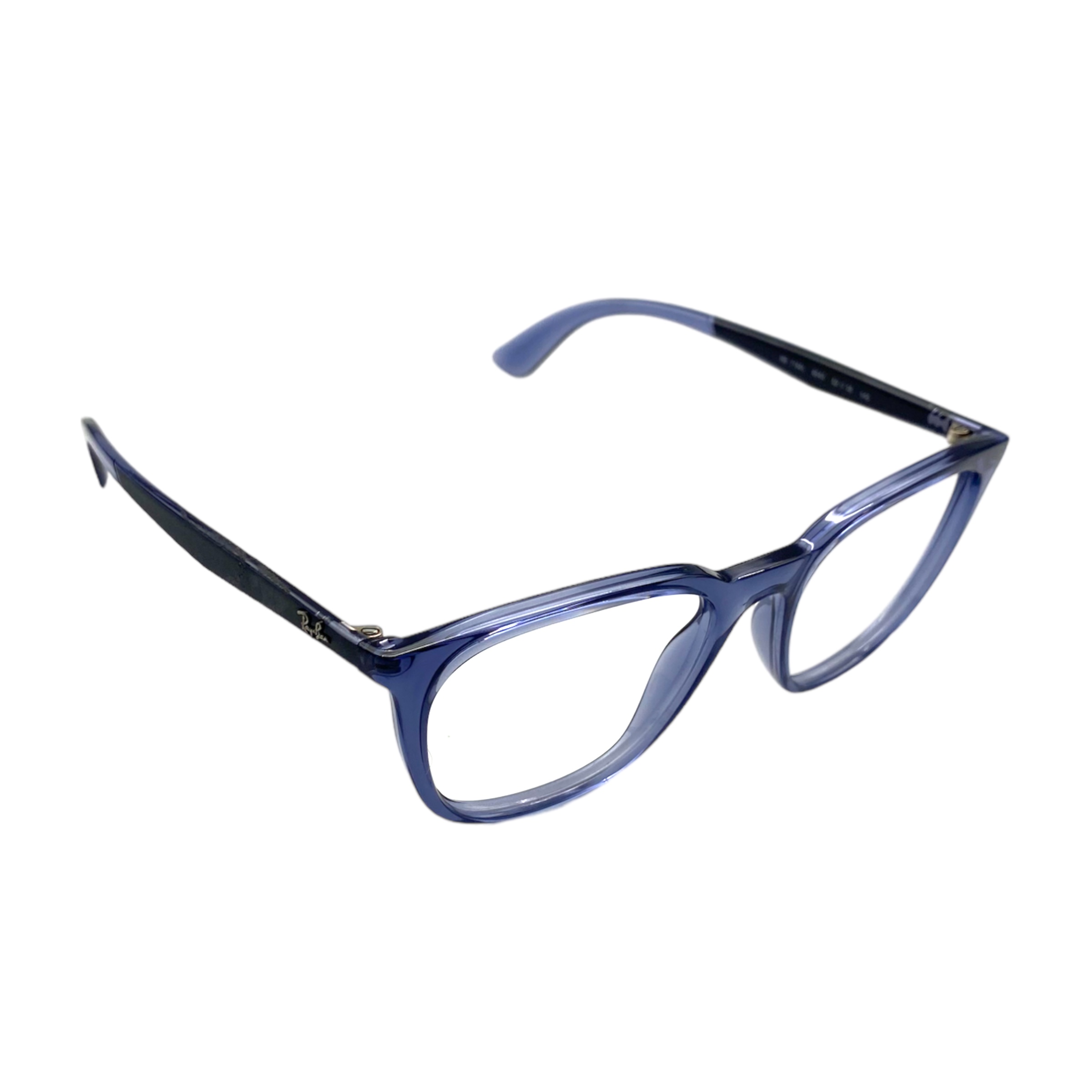 Óculos RAYBAN QUADRADO AZUL TRANSLÚCIDO - Imagem 2