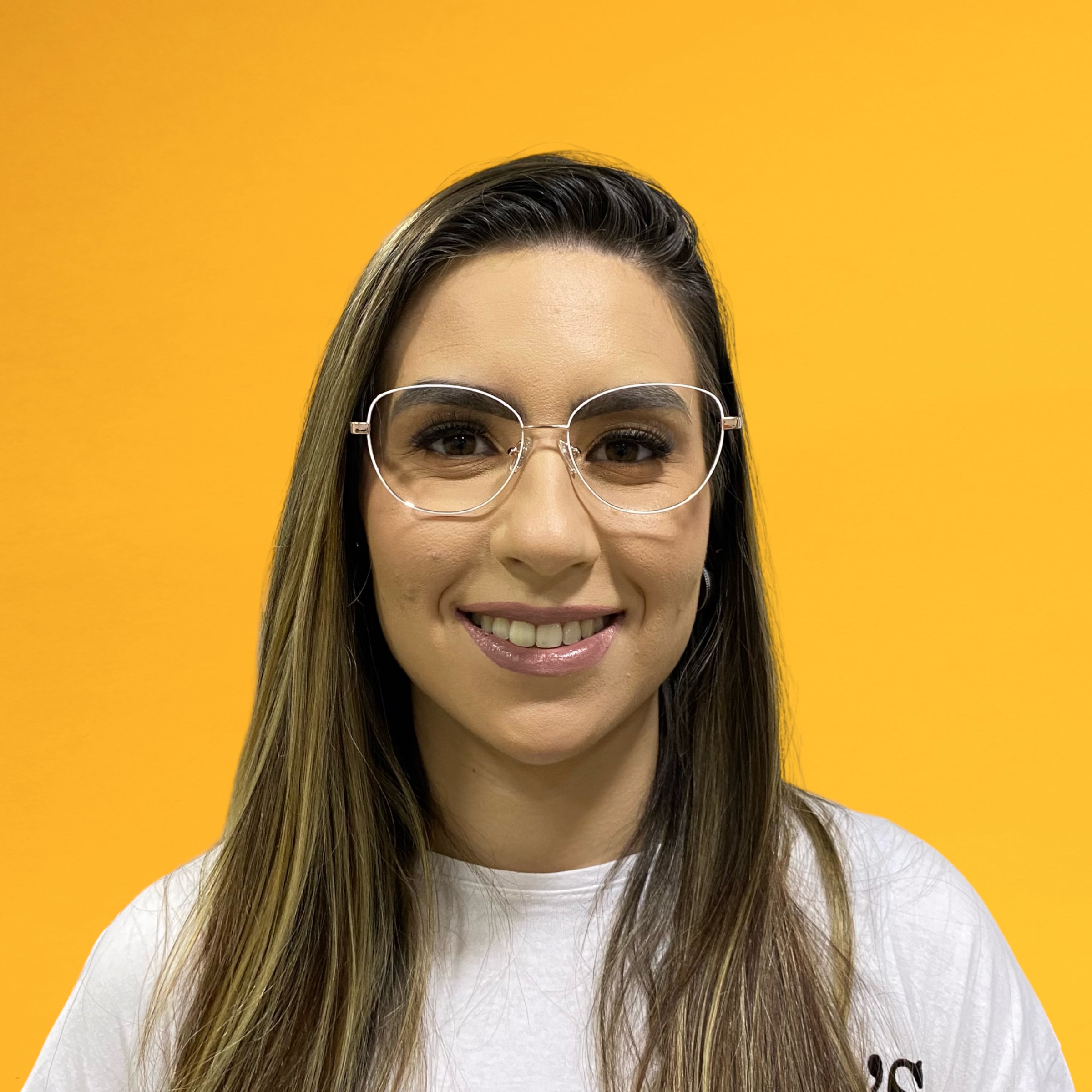 Óculos MYZ OVAL ROSE COM DETALHES EM BRANCO - Imagem 3