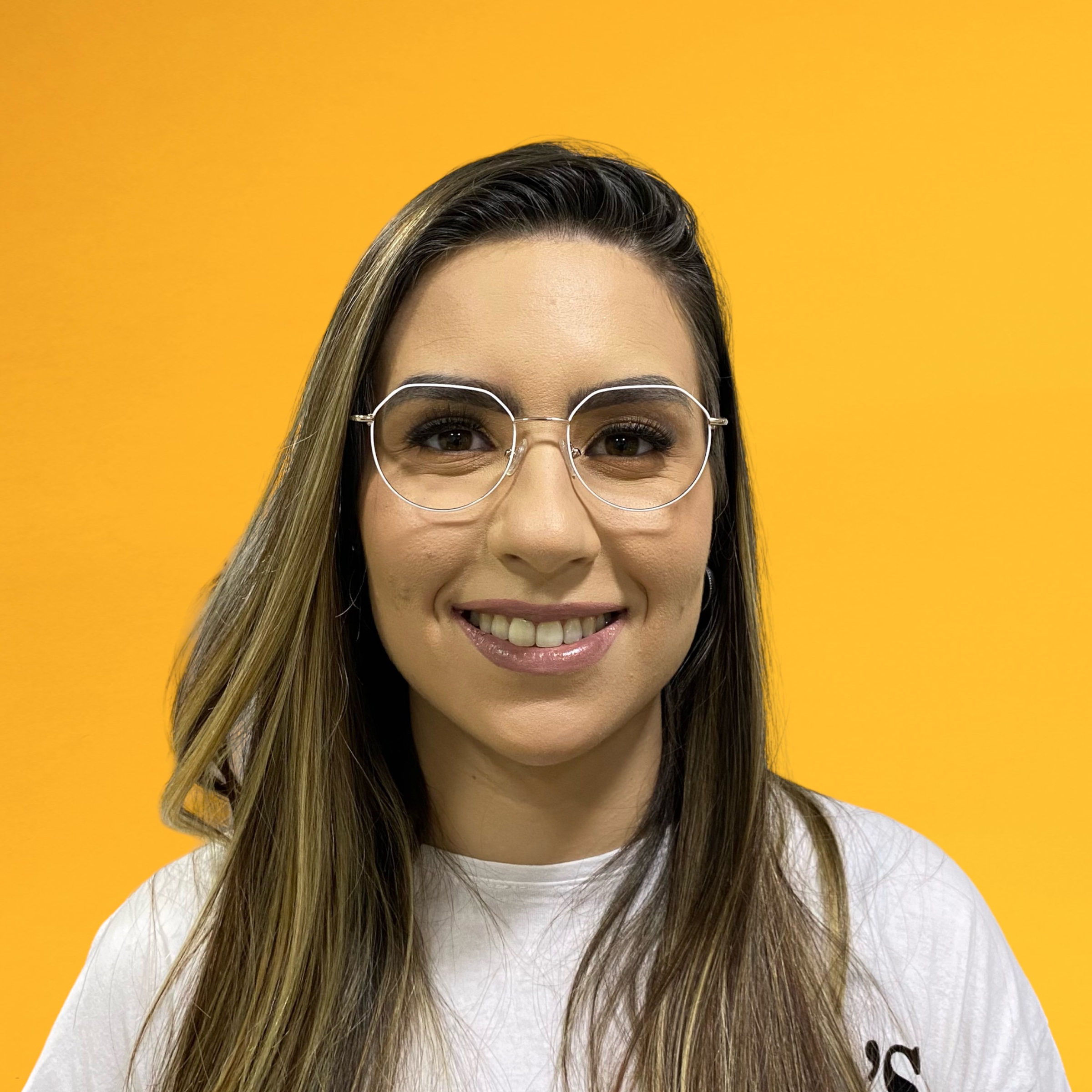 Óculos MYZ HEXAGONAL BRANCO - Imagem 3