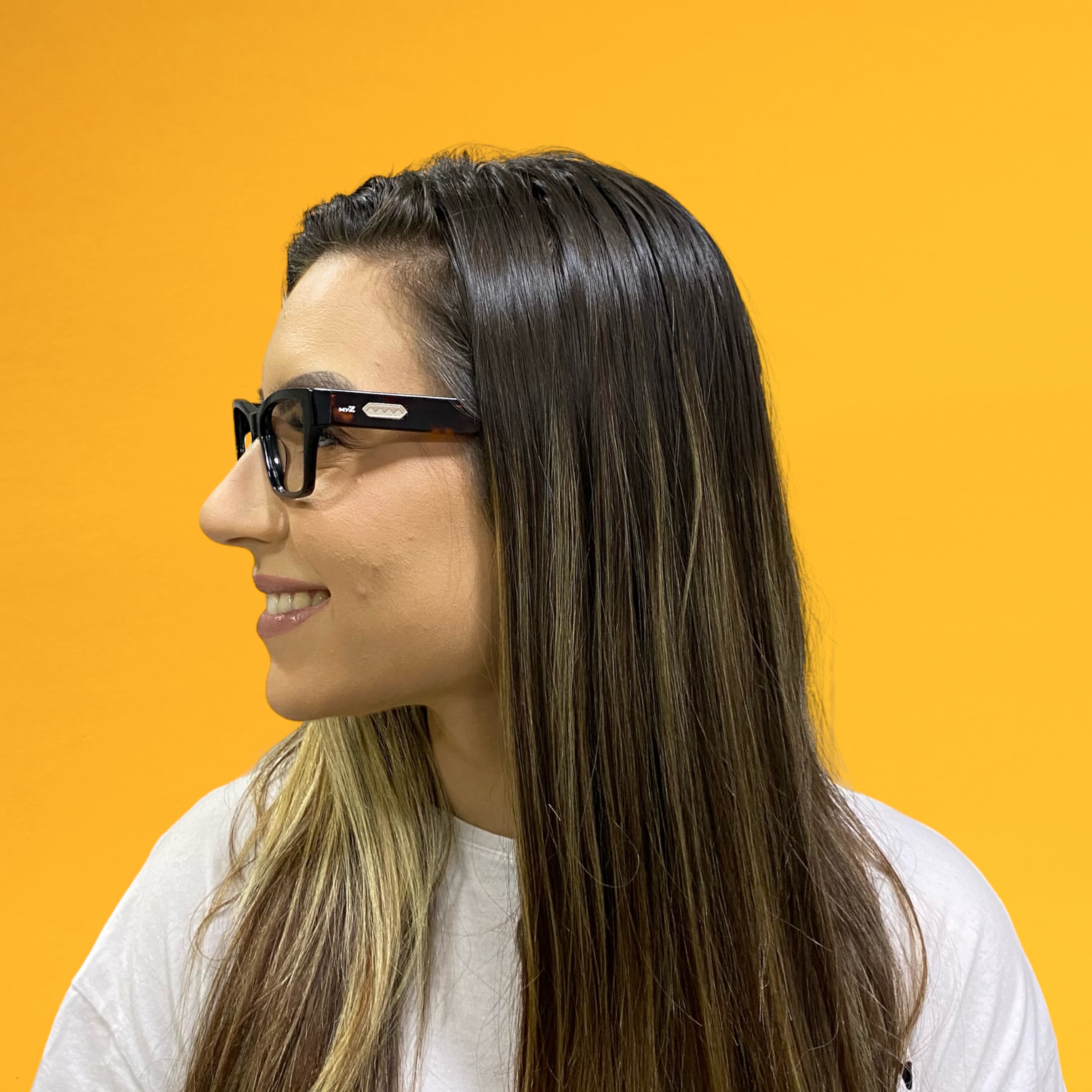 Óculos MYZ RETANGULAR PRETA - Imagem 4