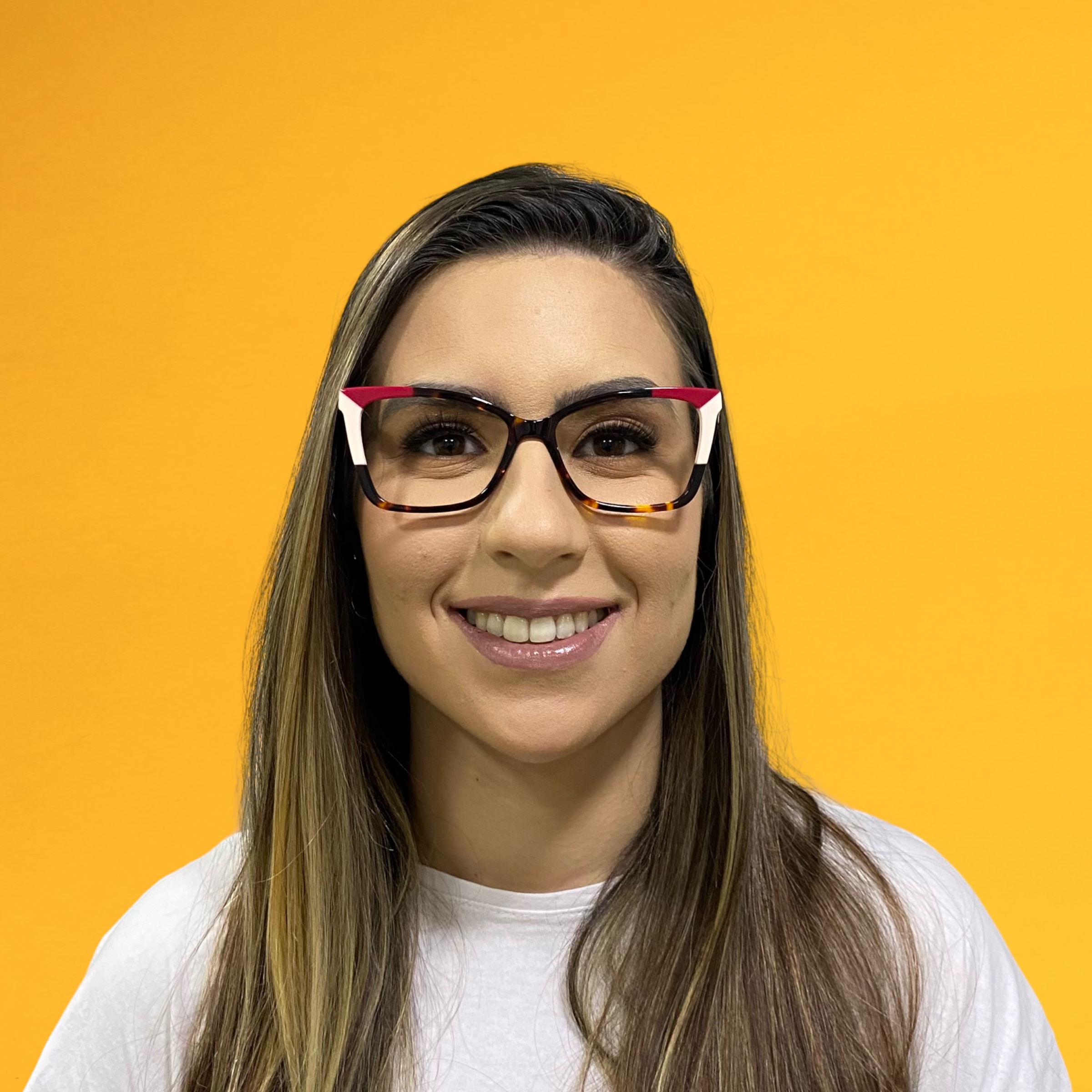 Óculos MYZ GATINHO TARTARUGA COM DETALHES VERMELHO - Imagem 3