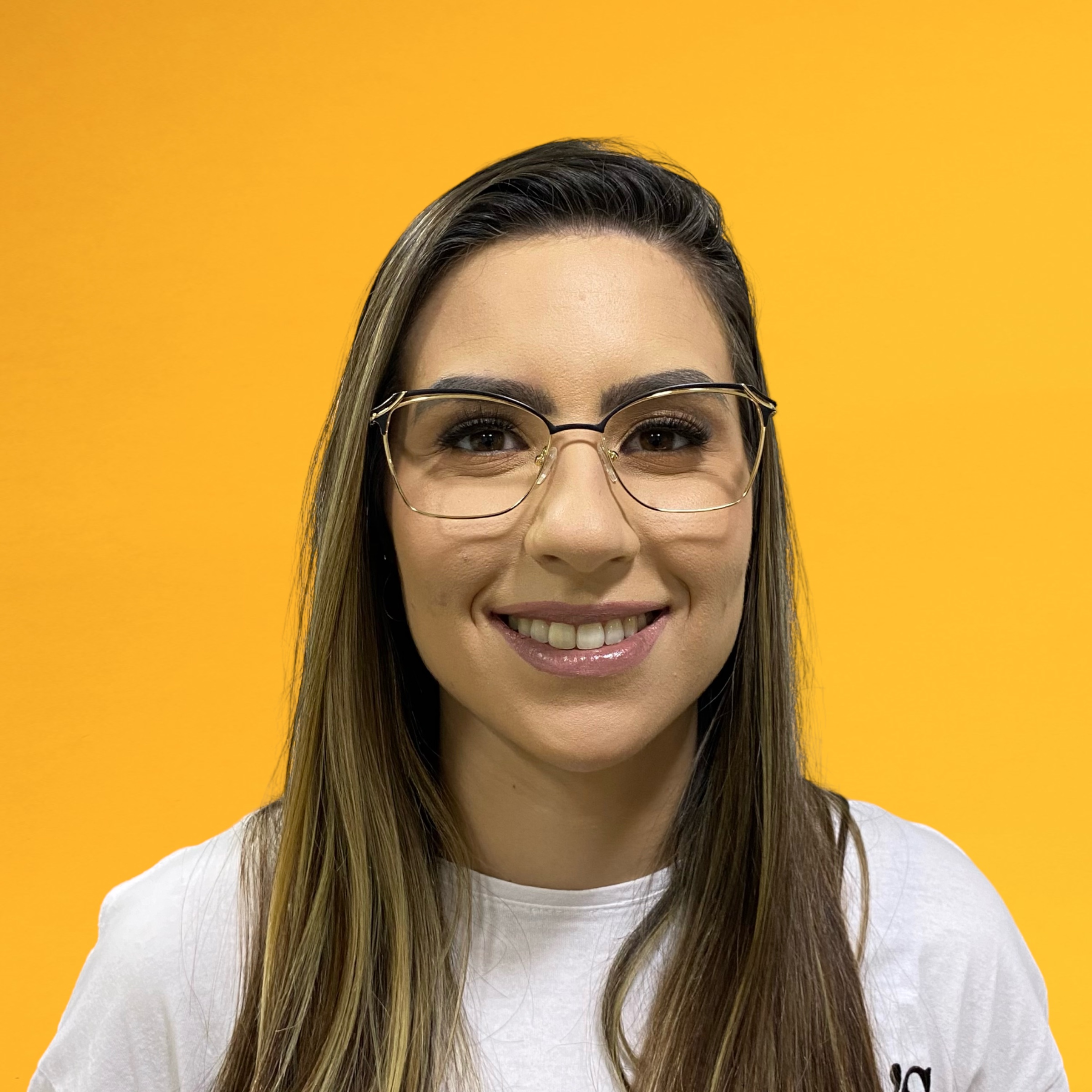 Óculos MYZ QUADRADO OURO COM DETALHE PRETO - Imagem 3