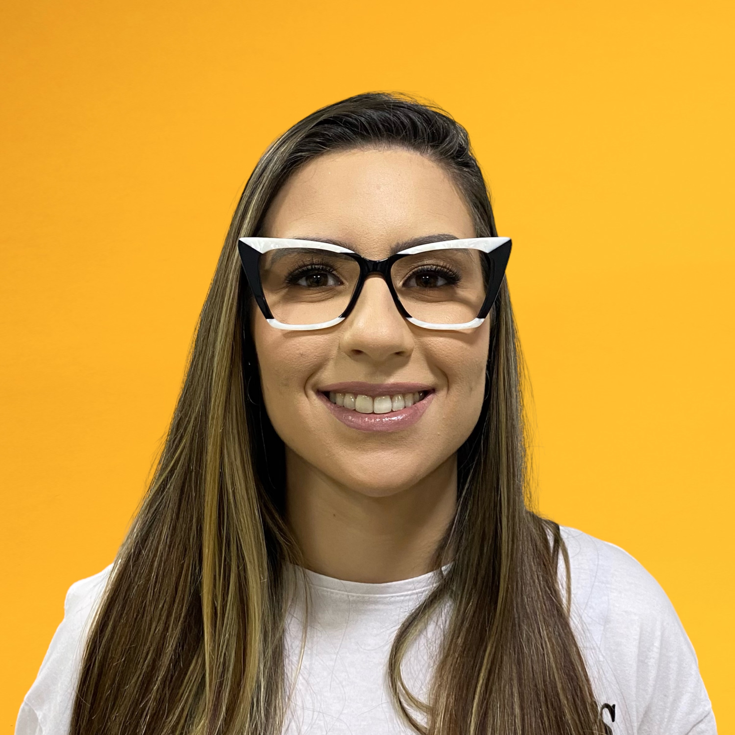 Óculos MYZ GATINHO PRETO E MARFIM - Imagem 3