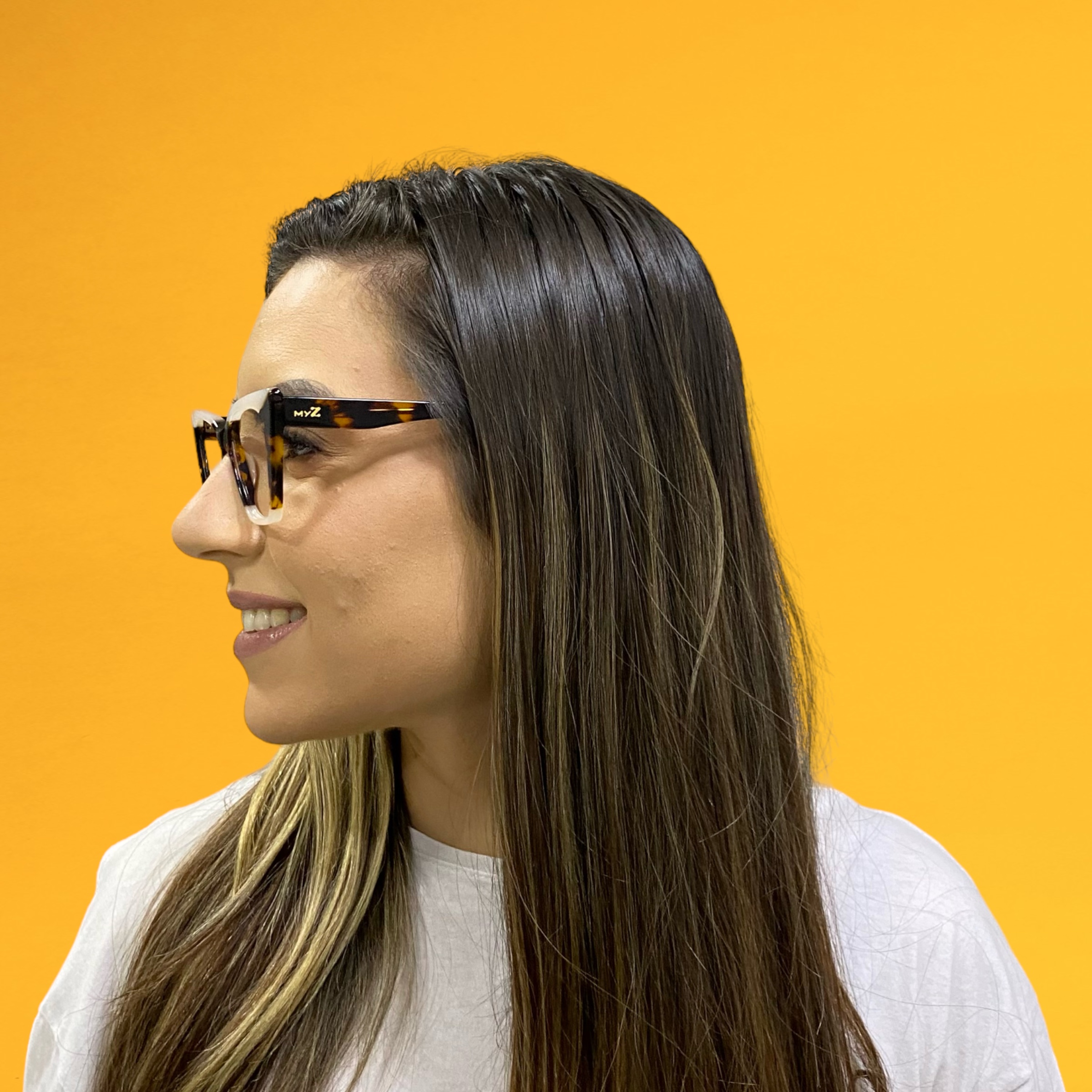 Óculos MYZ GATINHO TARTARUGA E PEROLA - Imagem 4