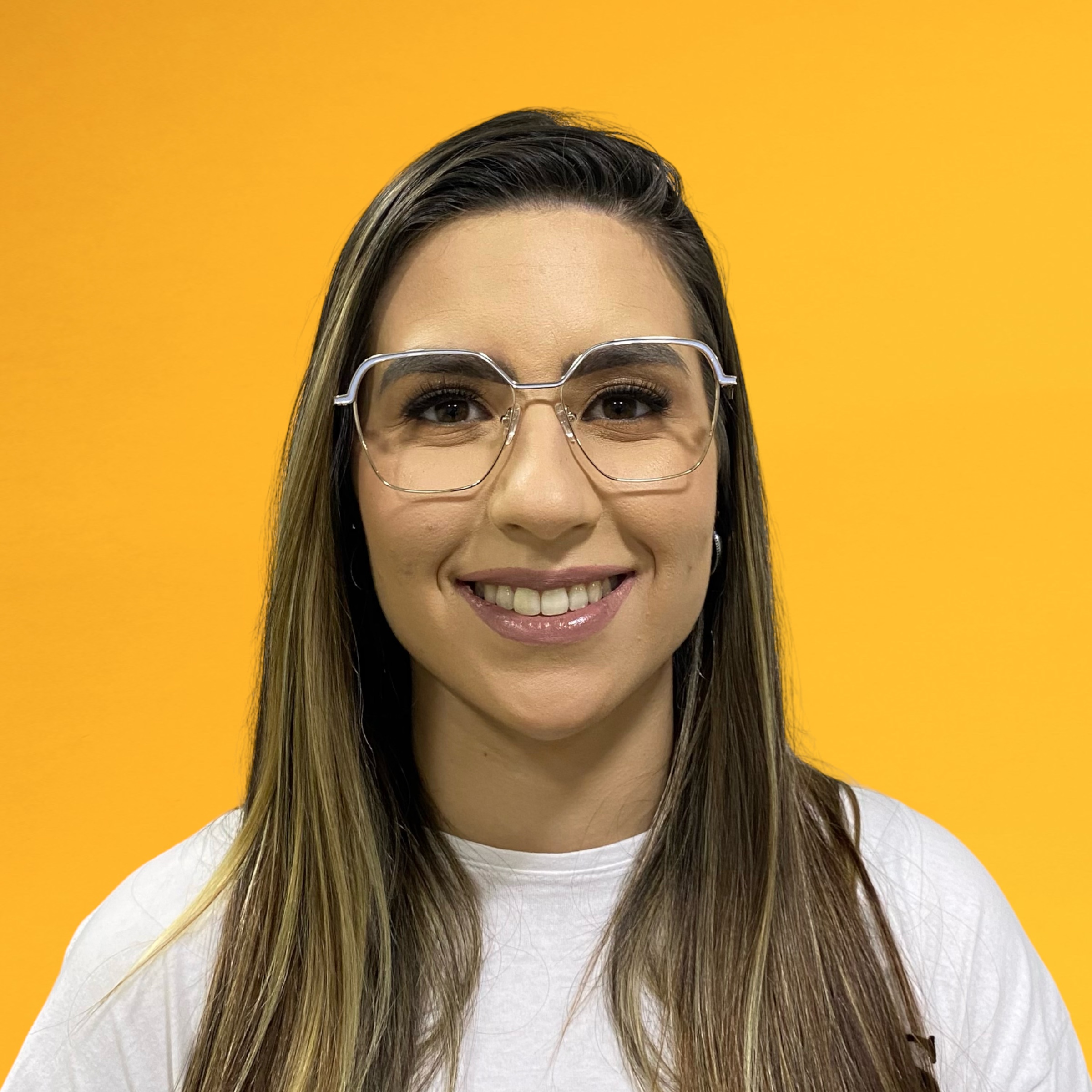 Óculos MYZ QUADRADO OURO COM DETALHE AZUL - Imagem 3