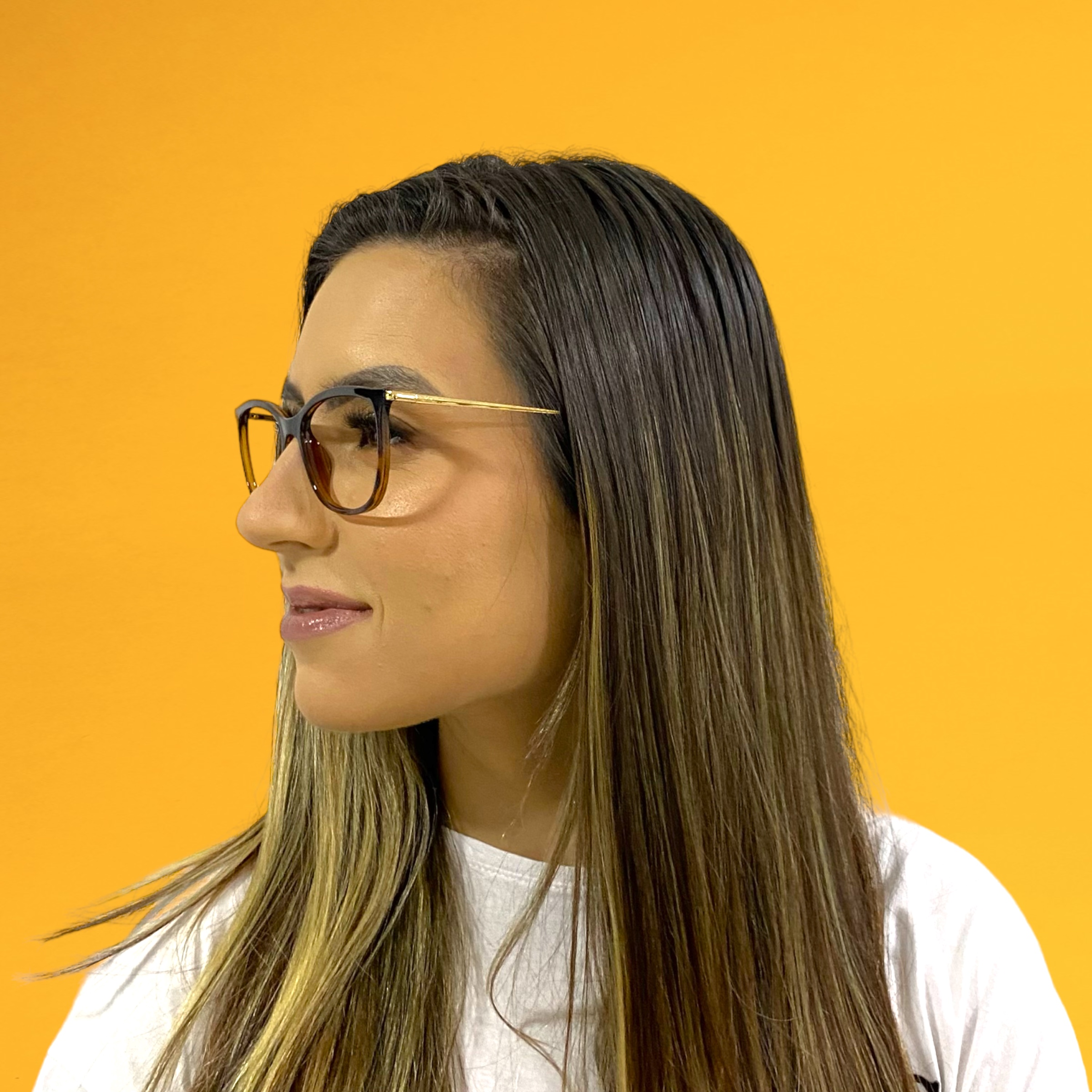 Óculos RAYBAN GATINHO PALIDO HAVANA ESCURO - Imagem 4