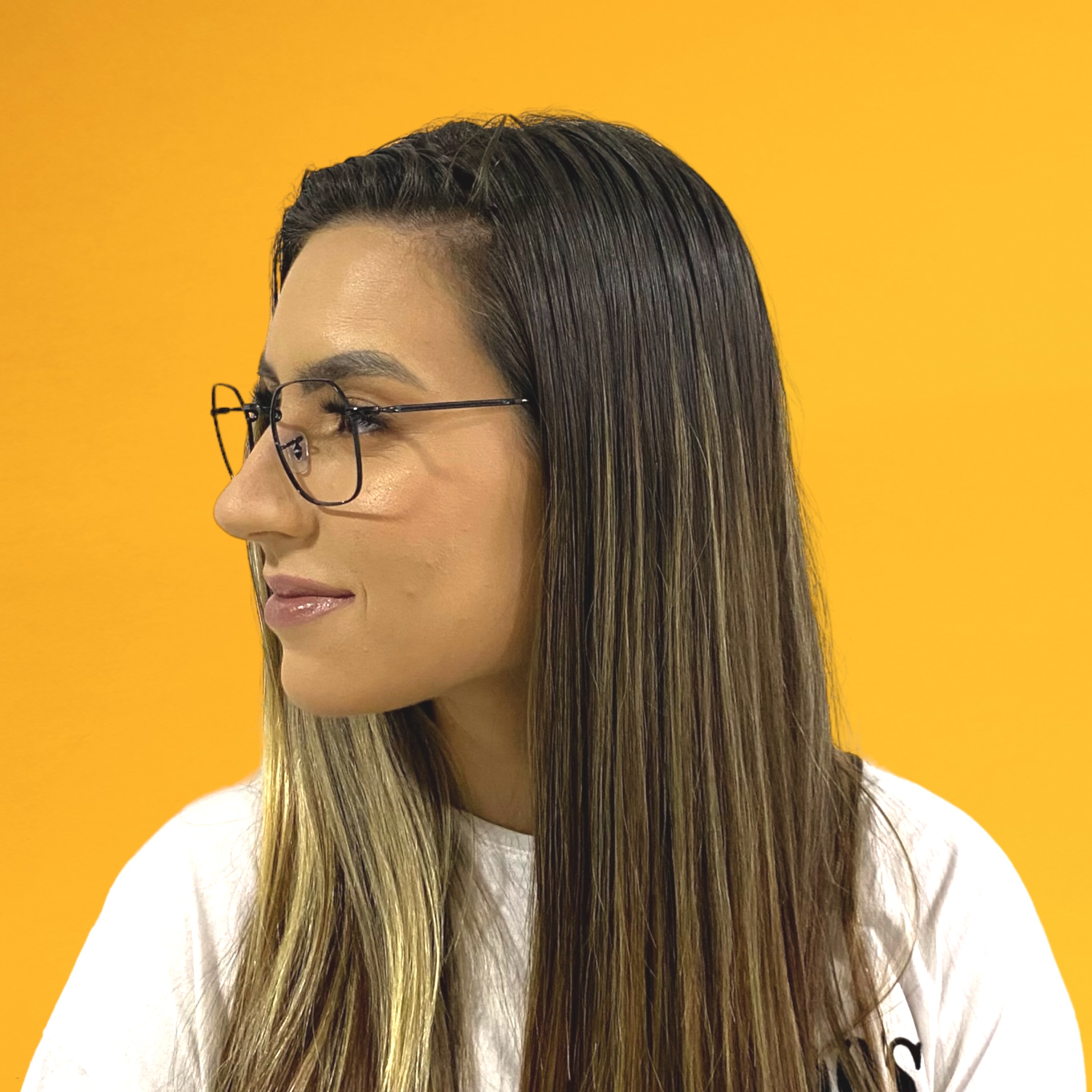 Óculos RAYBAN HEXAGONAL POLIDO PRETO - Imagem 4