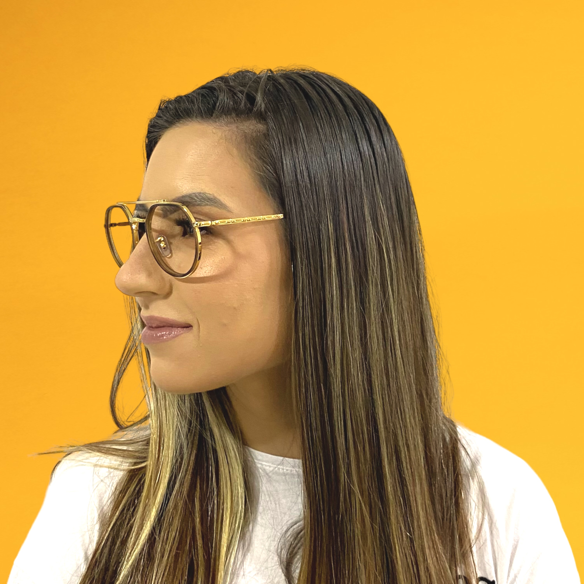 Óculos RAYBAN REDONDO POLIDO OURO LEGEND - Imagem 4