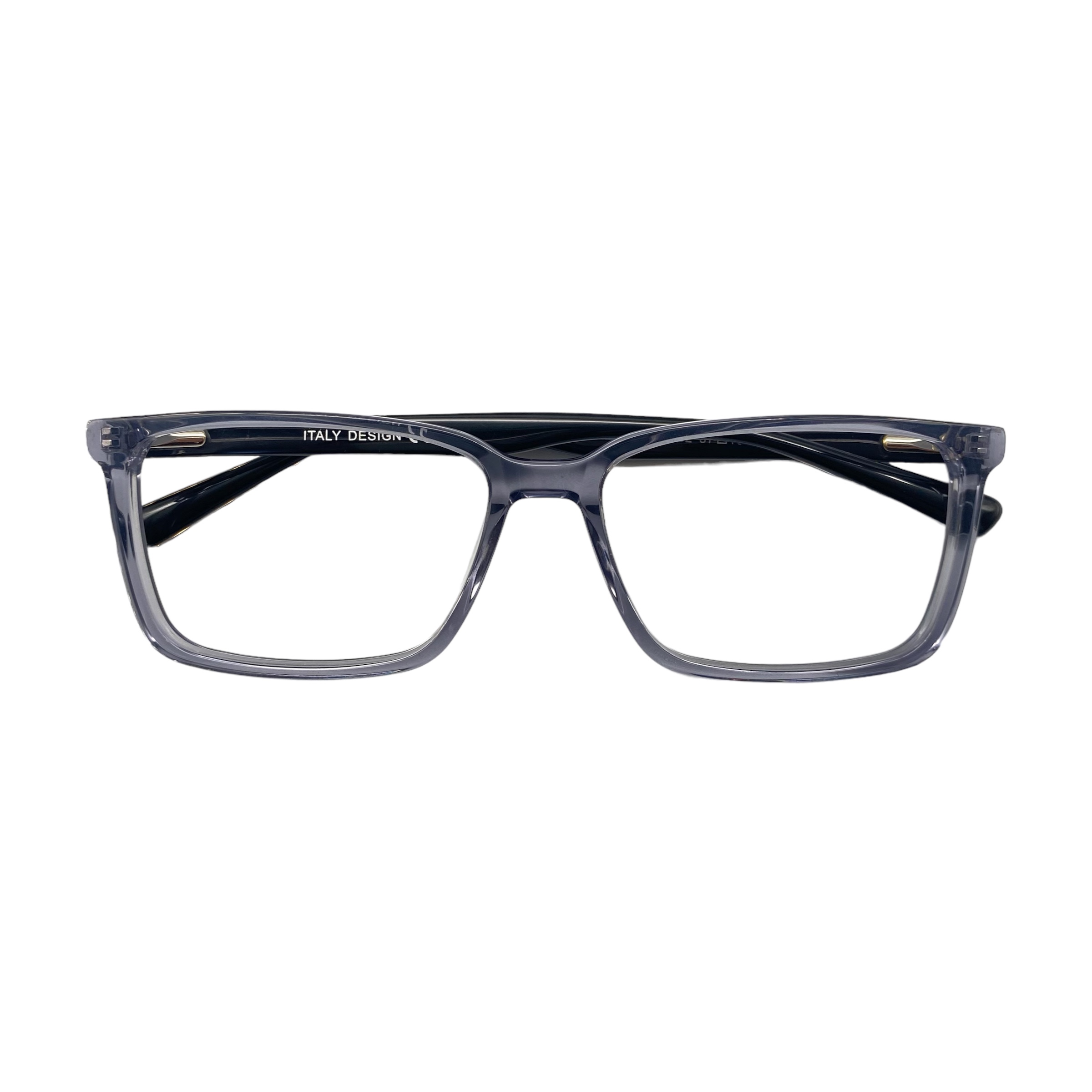 Óculos MYZ RETANGULAR CINZA TRANSLÚCIDO