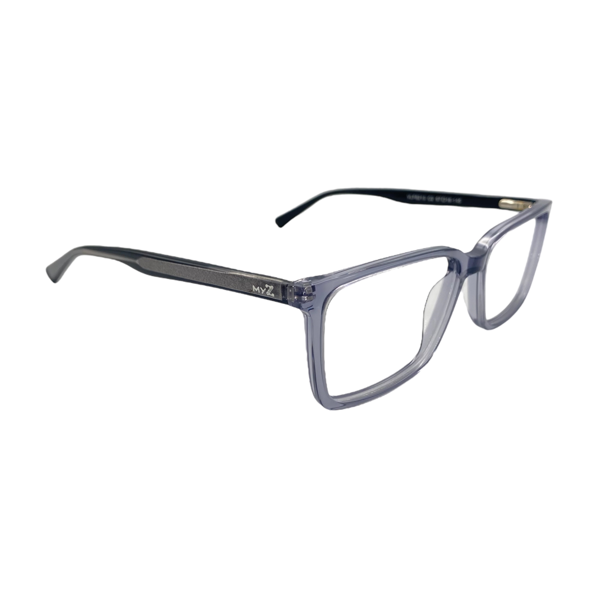 Óculos MYZ RETANGULAR CINZA TRANSLÚCIDO - Imagem 2