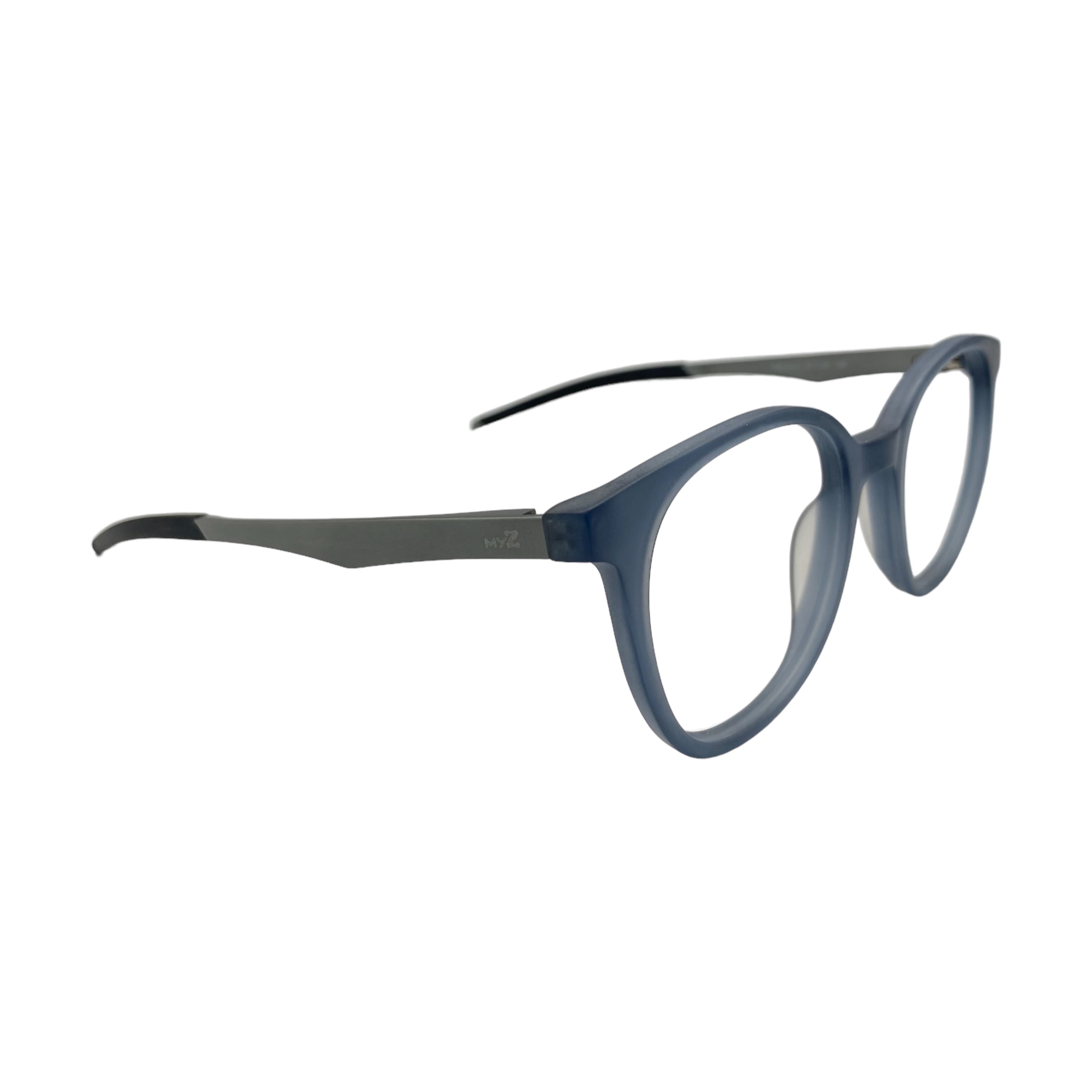 Óculos MYZ REDONDO CINZA TRANSLUCIDO - Imagem 2