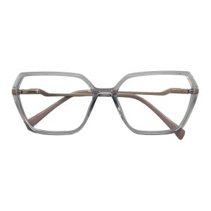 Óculos MYZ HEXAGONAL TRANSPARENTE CINZA