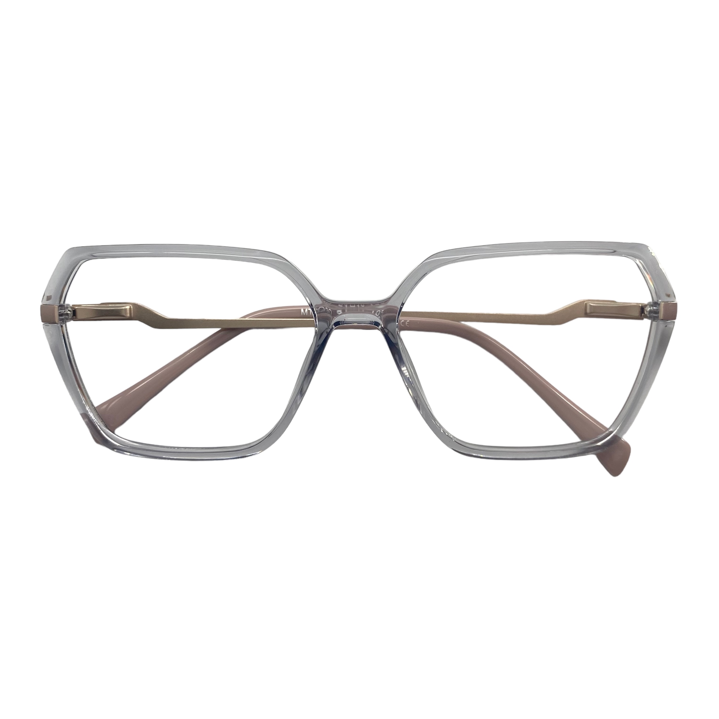 Óculos MYZ HEXAGONAL TRANSPARENTE CINZA