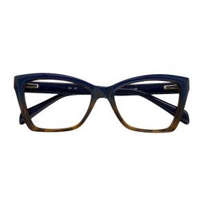 Óculos MYZ GATINHO AZUL COM DETALHES MARROM