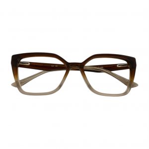 Óculos MYZ QUADRADO MARROM COM DETALHE TRANSPARENTE