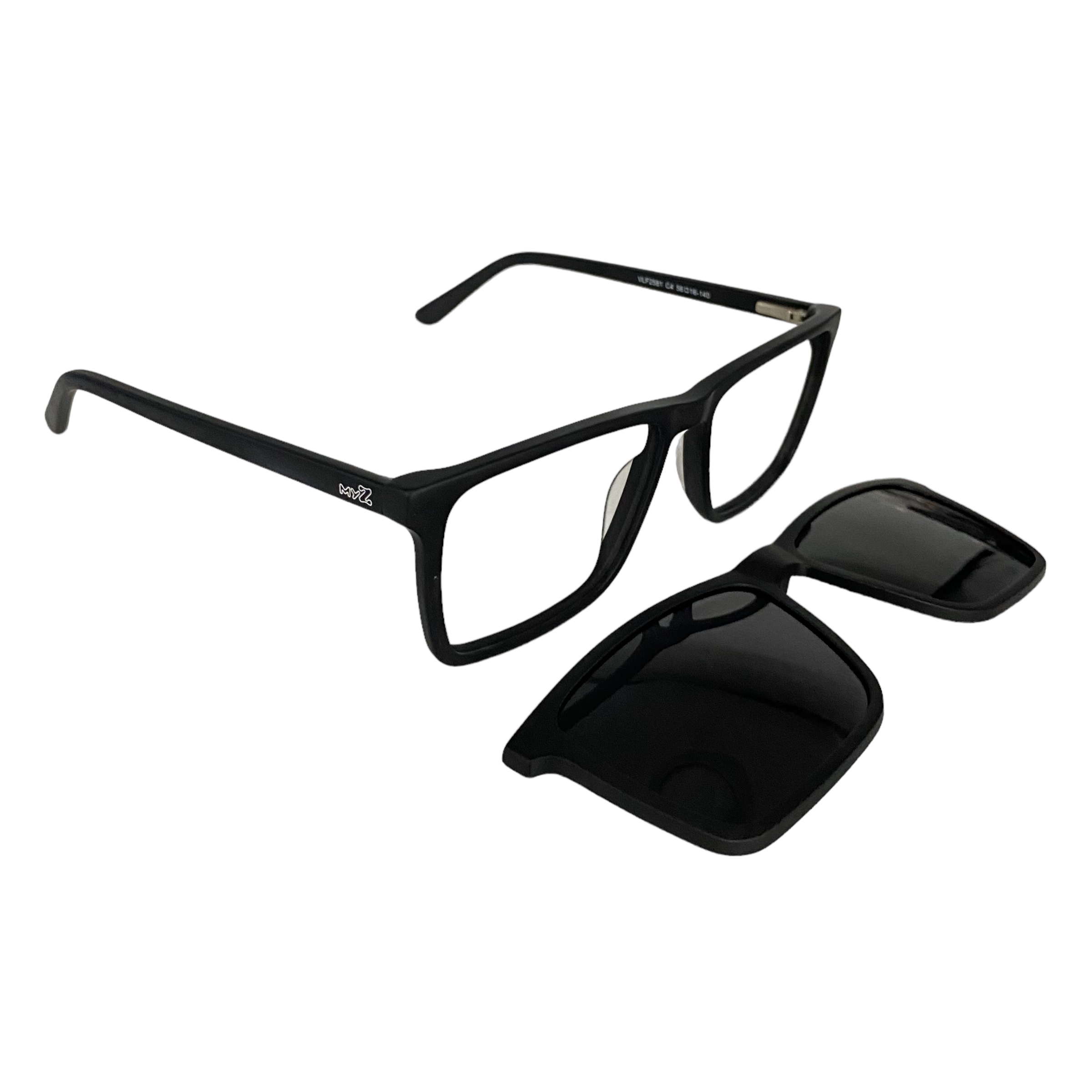 Óculos MYZ RETANGULAR PRETO - Imagem 2
