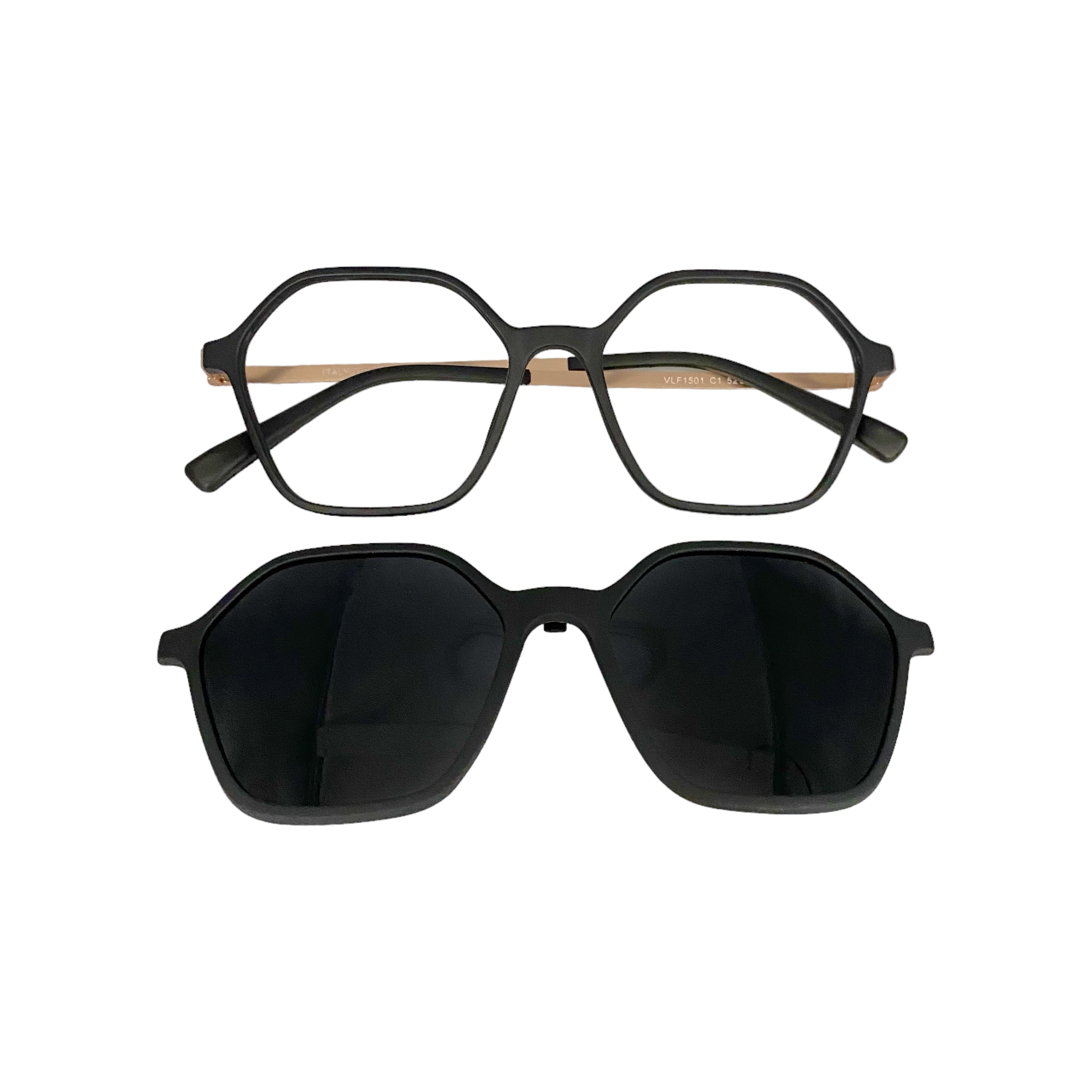 Óculos MYZ HEXAGONAL PRETO