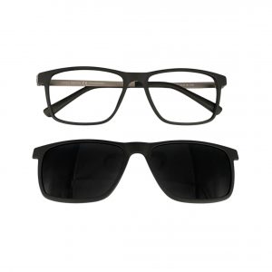 Óculos MYZ RETANGULAR PRETO FOSCO