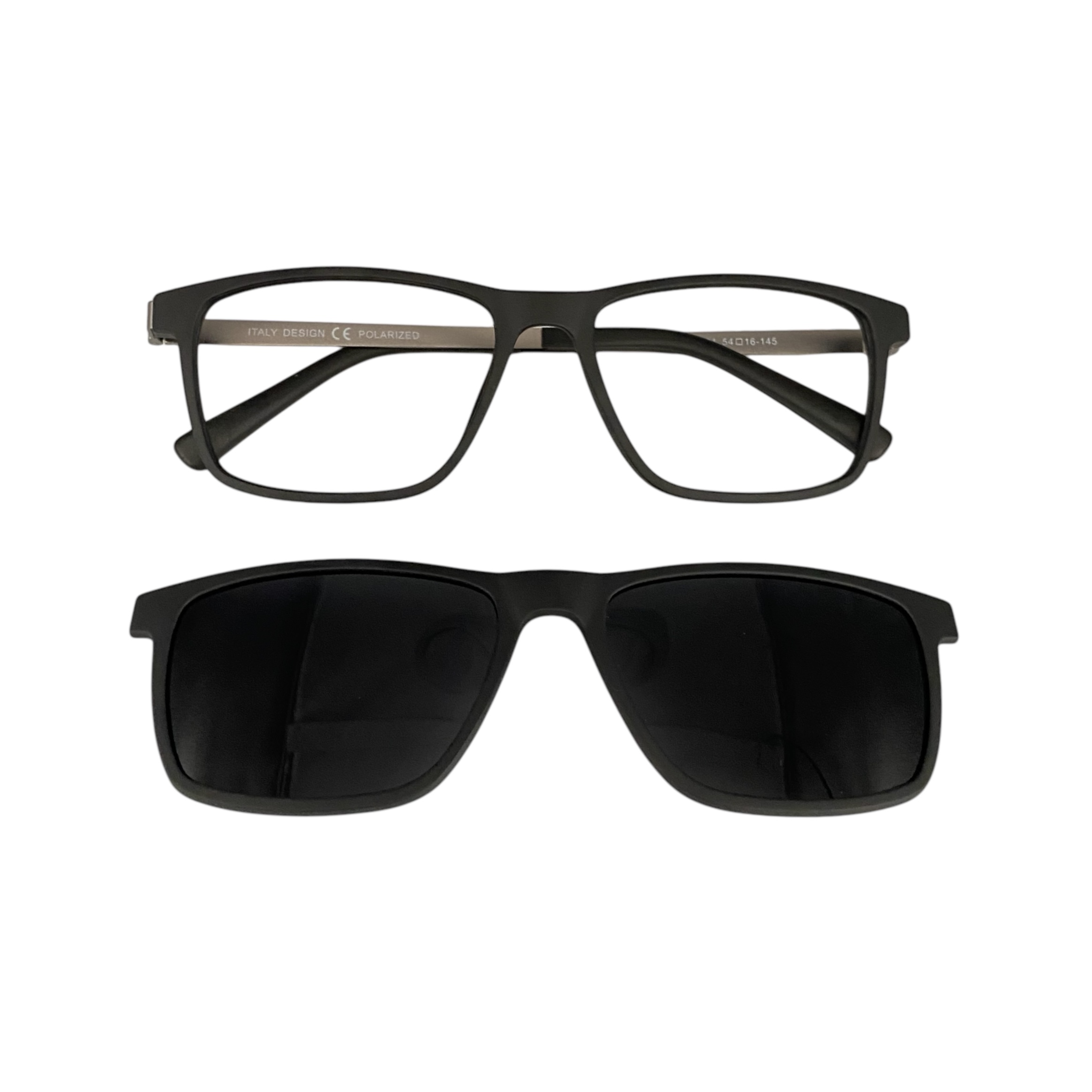 Óculos MYZ RETANGULAR PRETO FOSCO