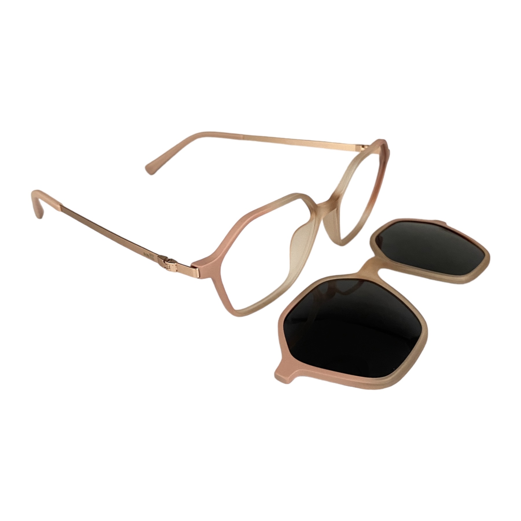 Óculos MYZ HEXAGONAL ROSA - Imagem 2