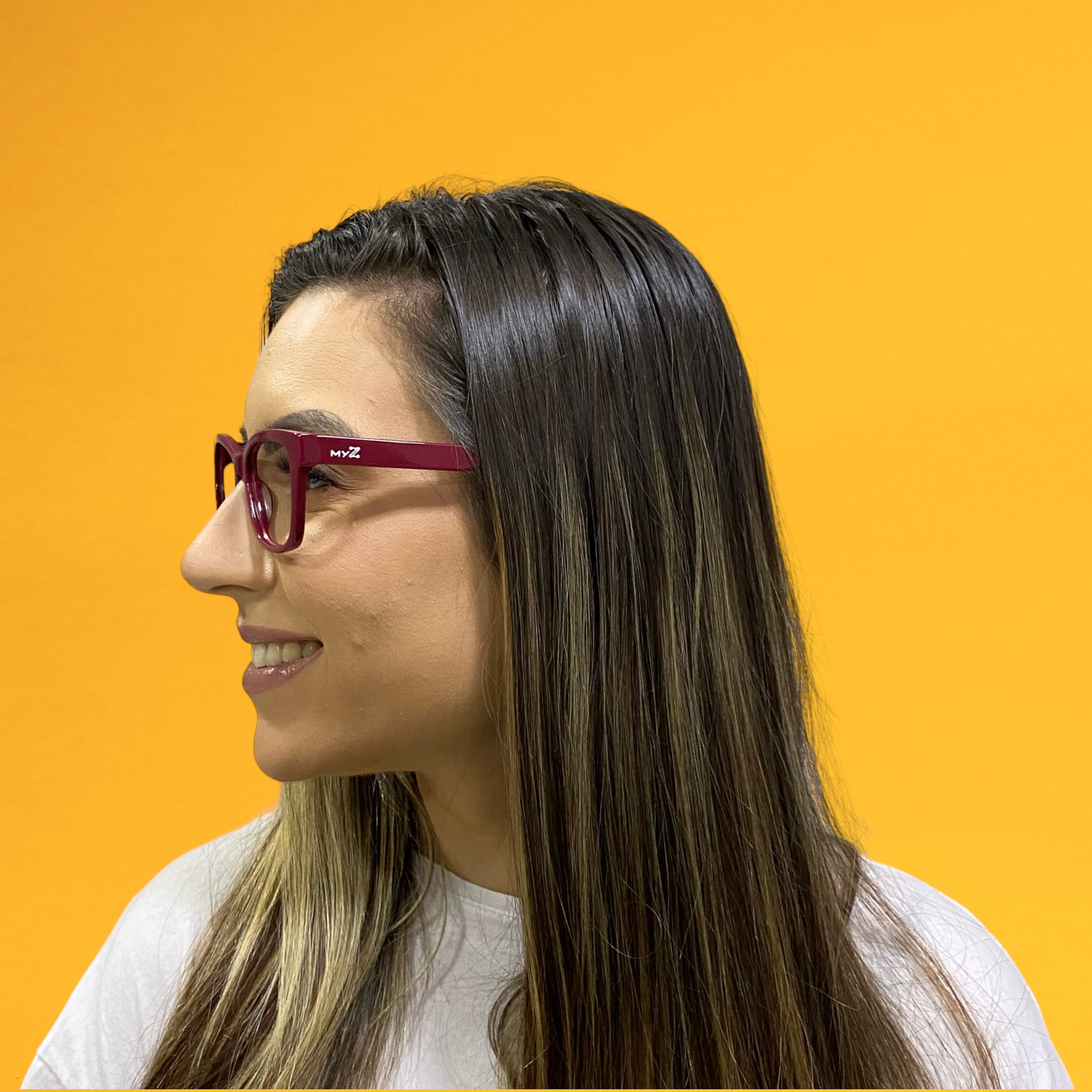 Óculos MYZ QUADRADO VERMELHO - Imagem 4