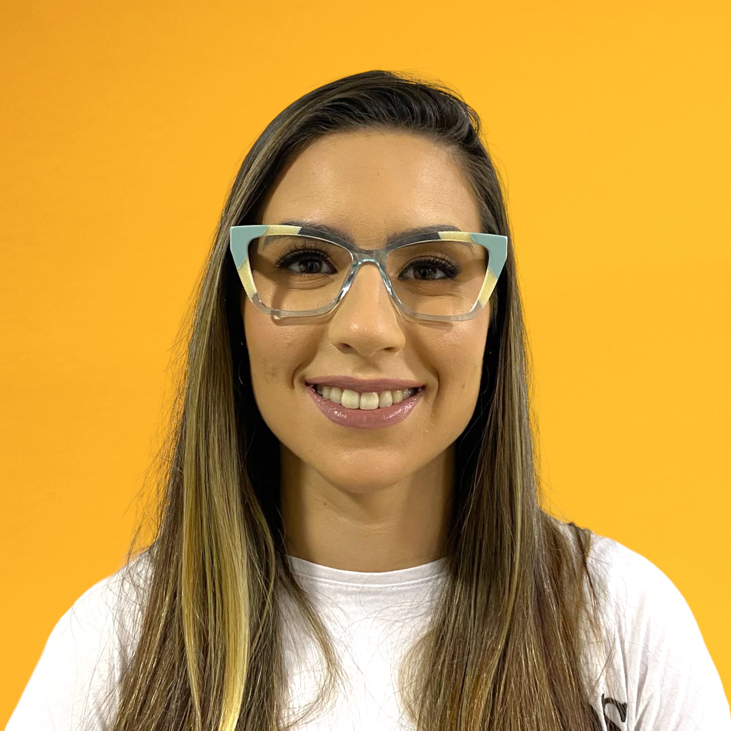 Óculos MYZ GATINHO VERDE TRANSLÚCIDO COM DETALHES BRANCO - Imagem 3