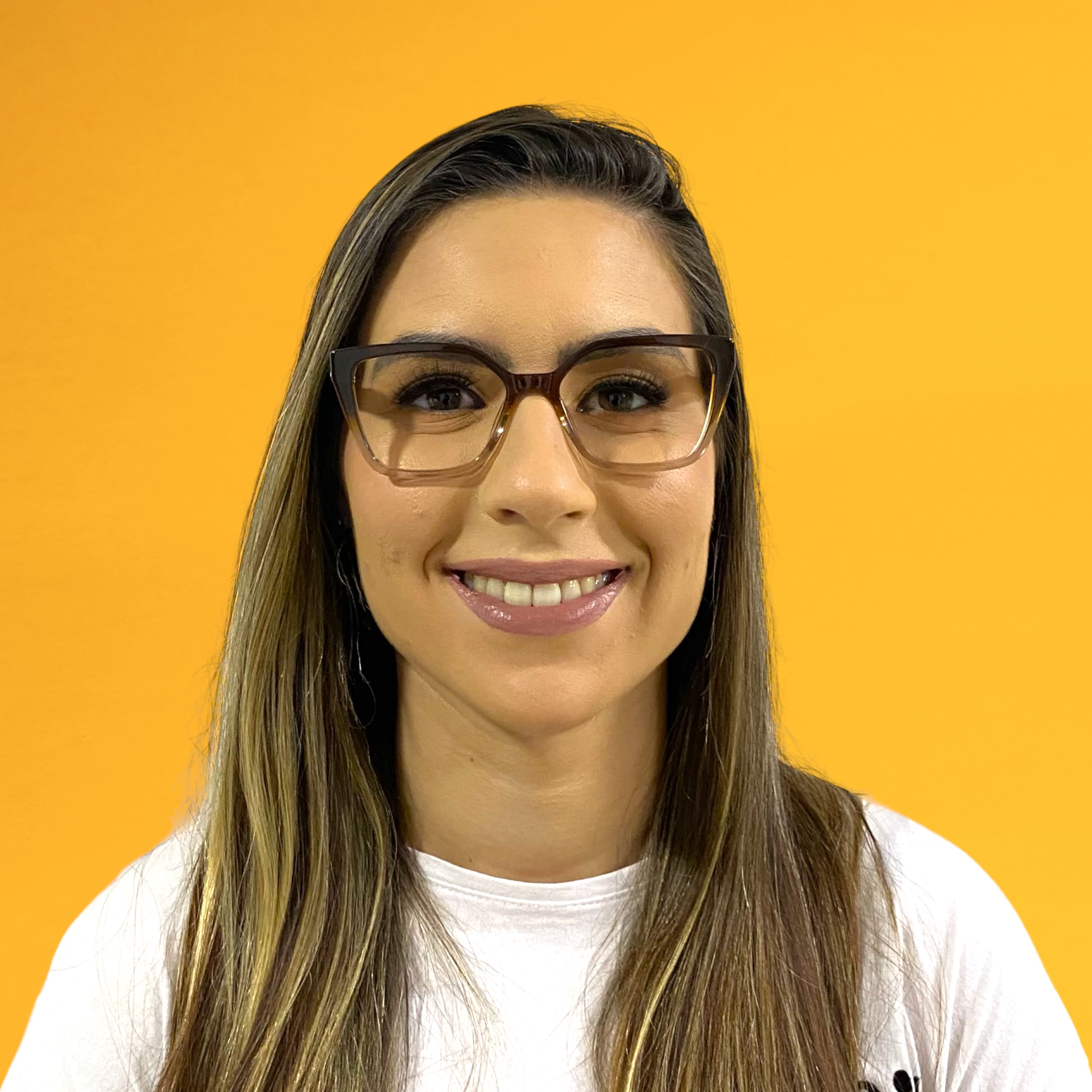 Óculos MYZ QUADRADO MARROM COM DETALHE TRANSPARENTE - Imagem 3