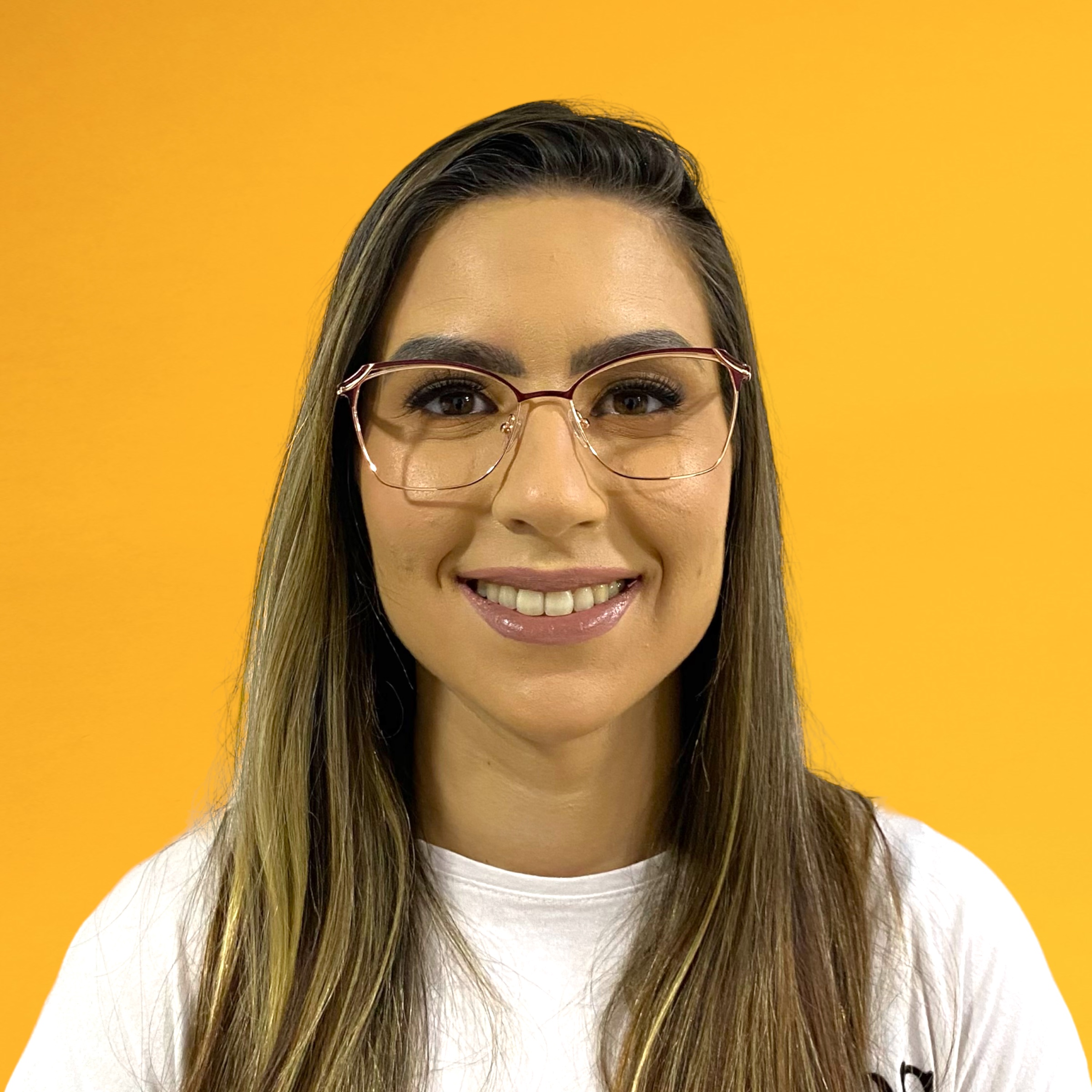 Óculos MYZ GATINHO OURO COM DETALHES VERMELHO - Imagem 3