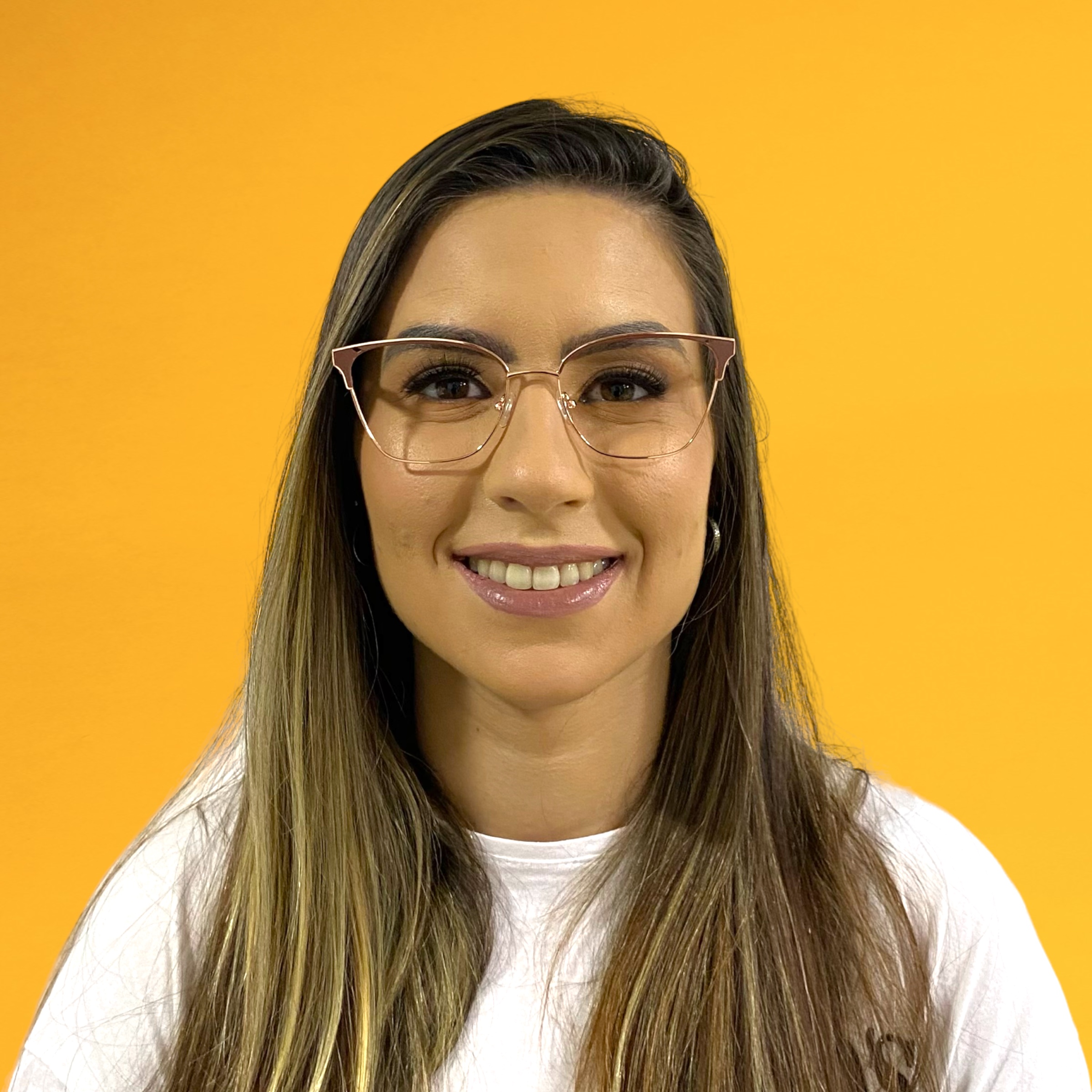 Óculos MYZ GATINHO OURO COM DETALHES MARROM - Imagem 3