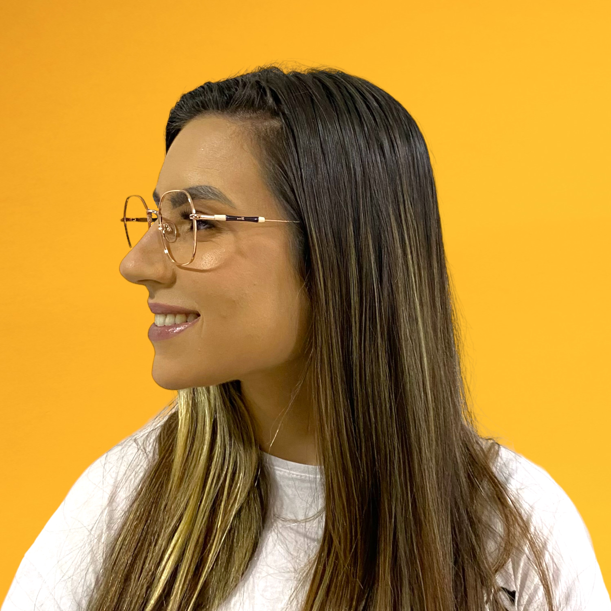 Óculos MYZ QUADRADO OURO - Imagem 4