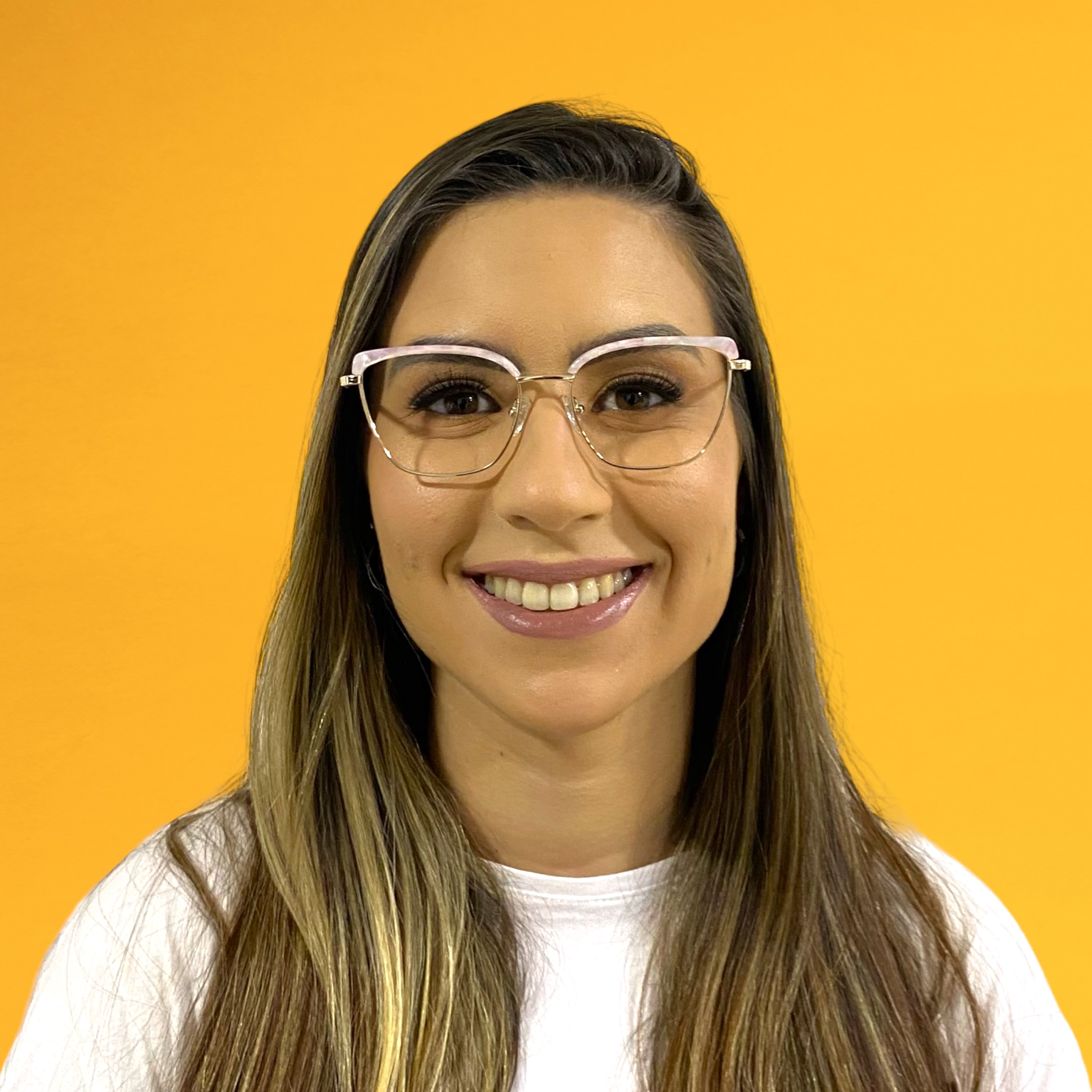 Óculos MYZ GATINHO OURO COM DETALHES ROSA - Imagem 3