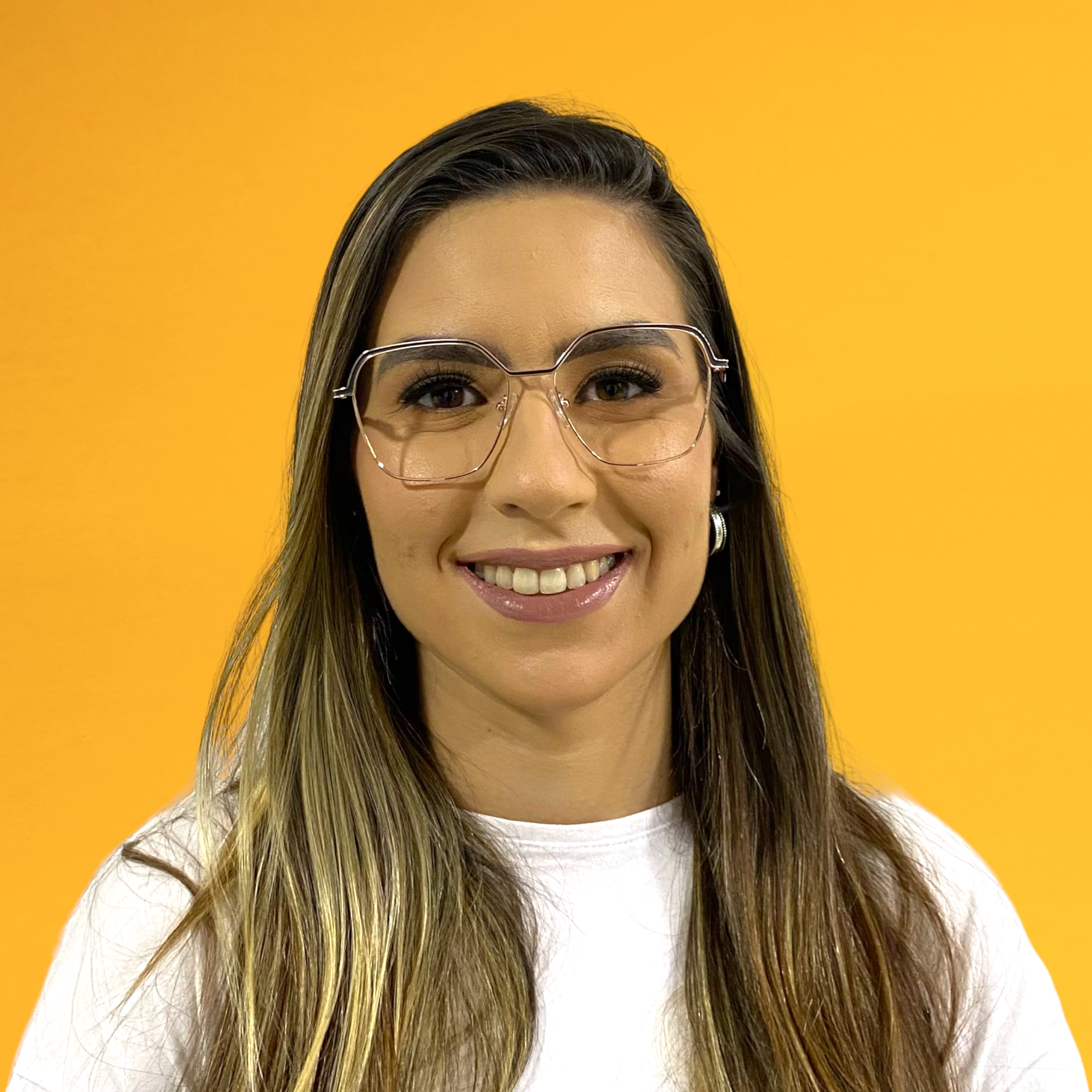 Óculos MYZ QUADRADO OURO COM DETALHES PRETO - Imagem 3