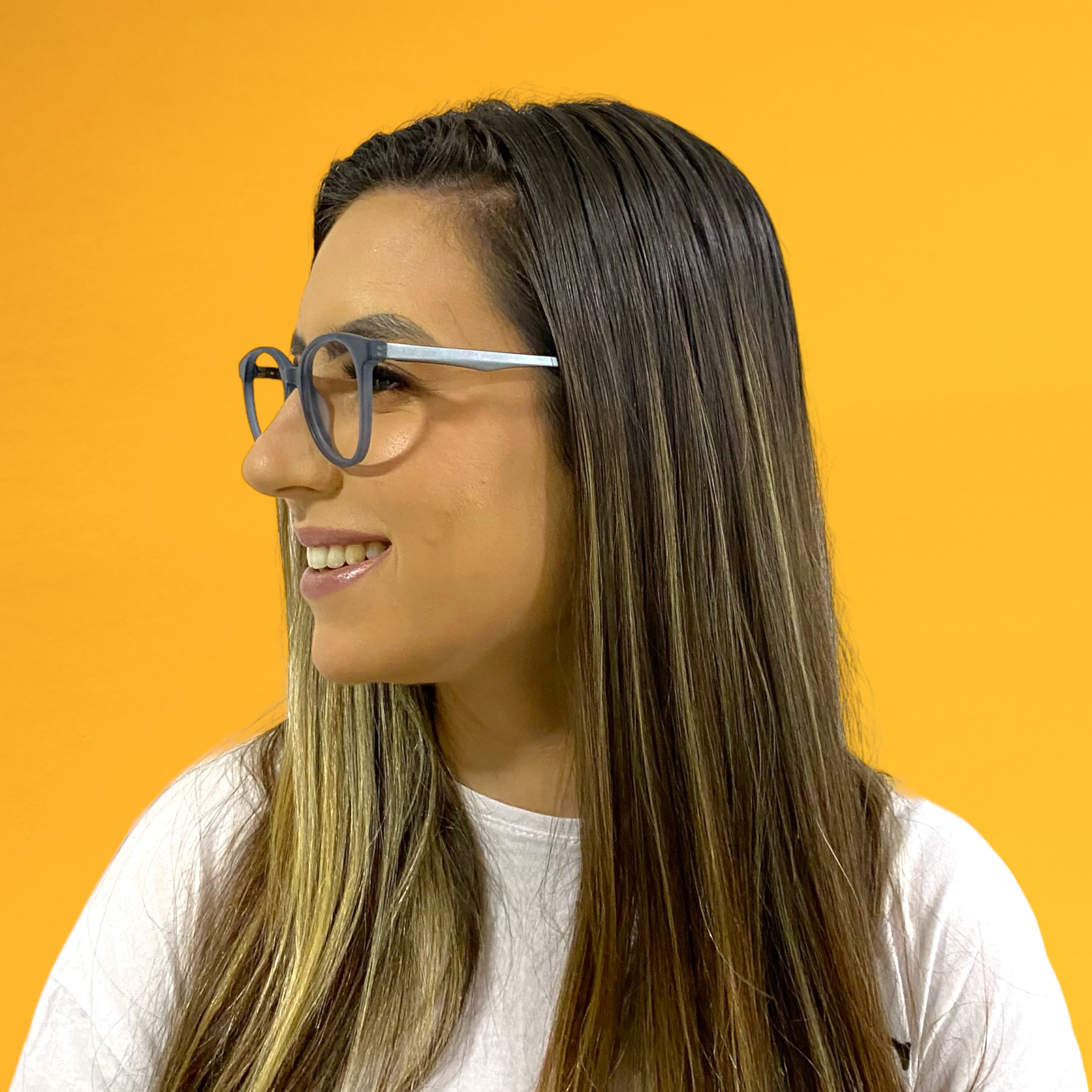 Óculos MYZ REDONDO CINZA TRANSLUCIDO - Imagem 4