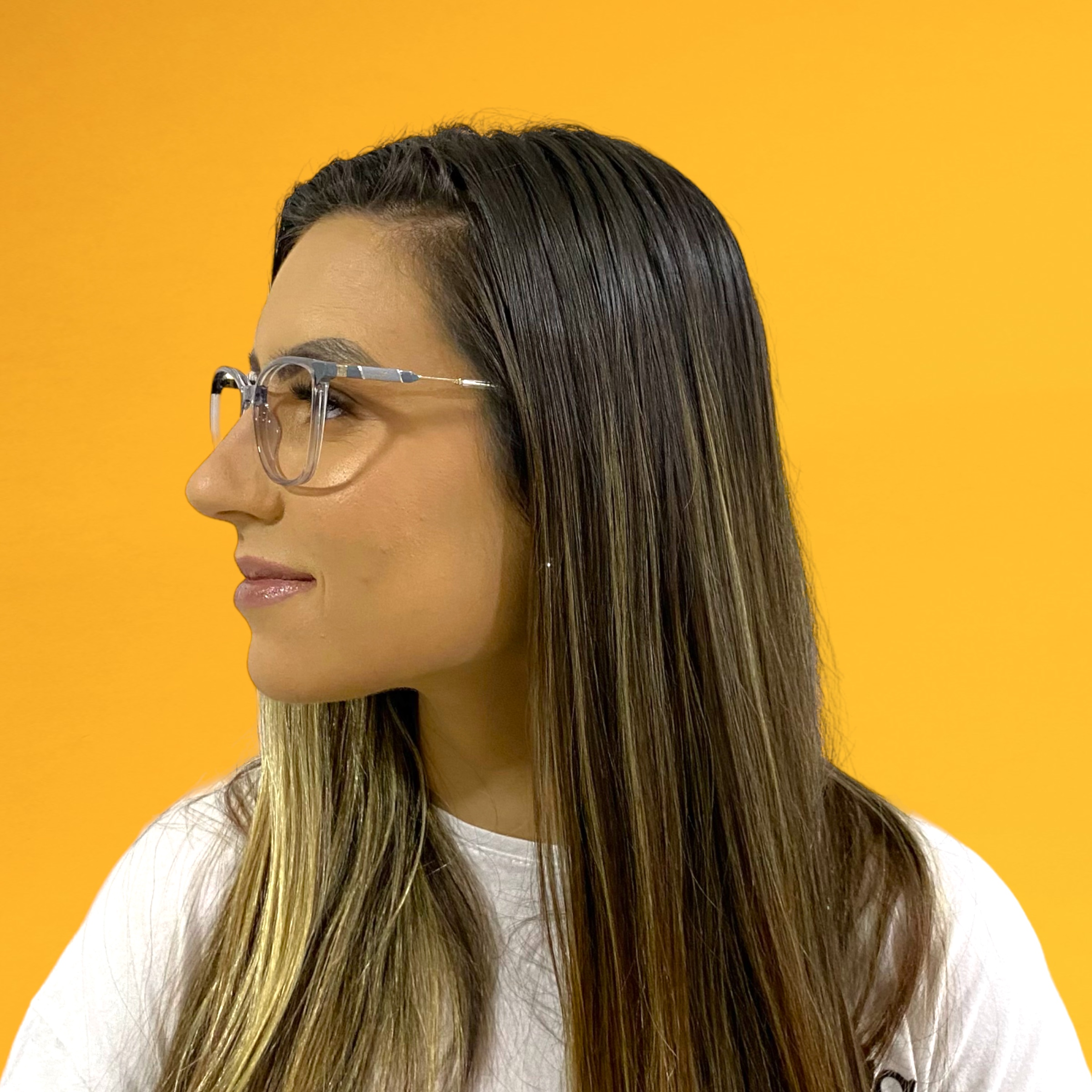 Óculos MYZ QUADRADO TRANSPARENTE - Imagem 4