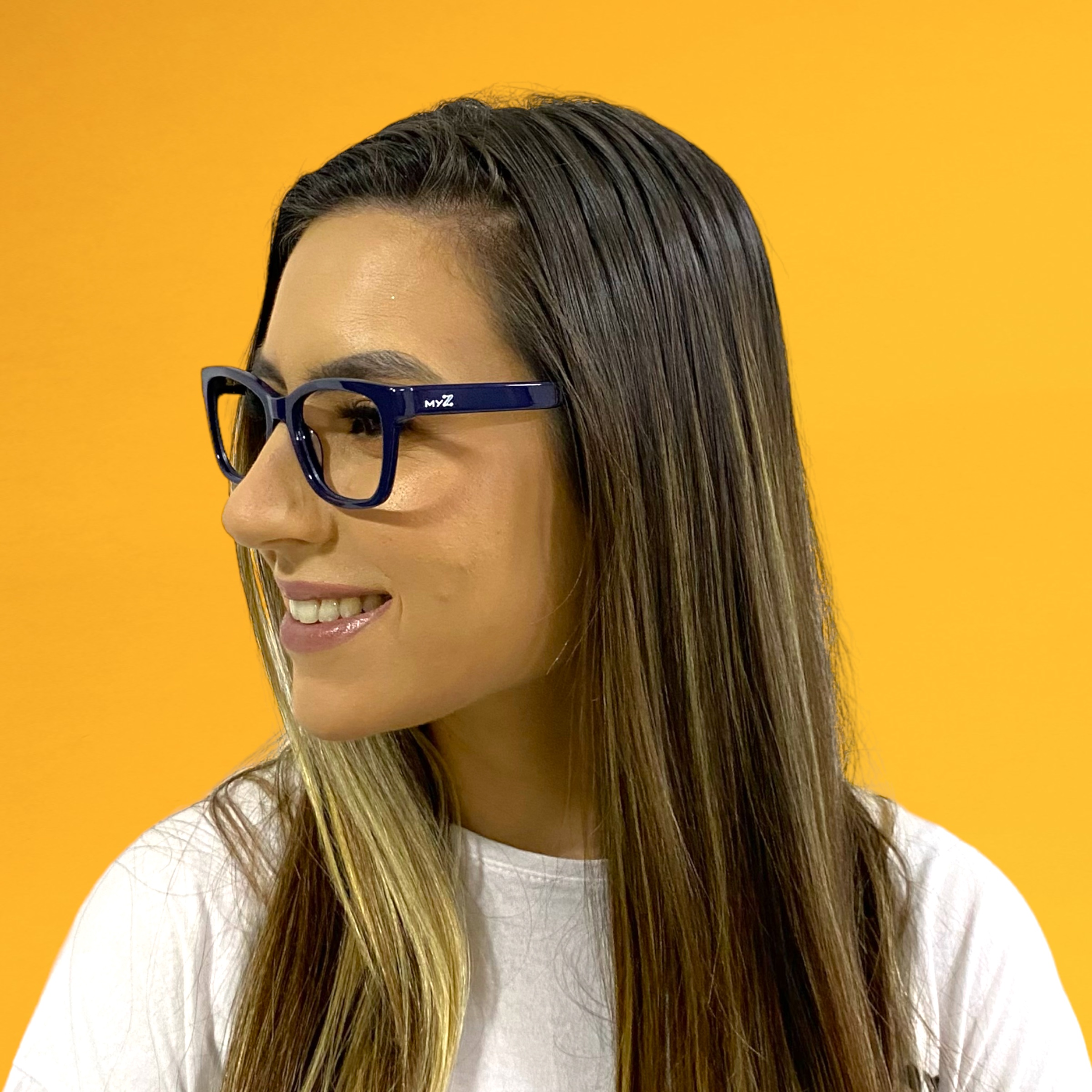 Óculos MYZ QUADRADO AZUL - Imagem 4