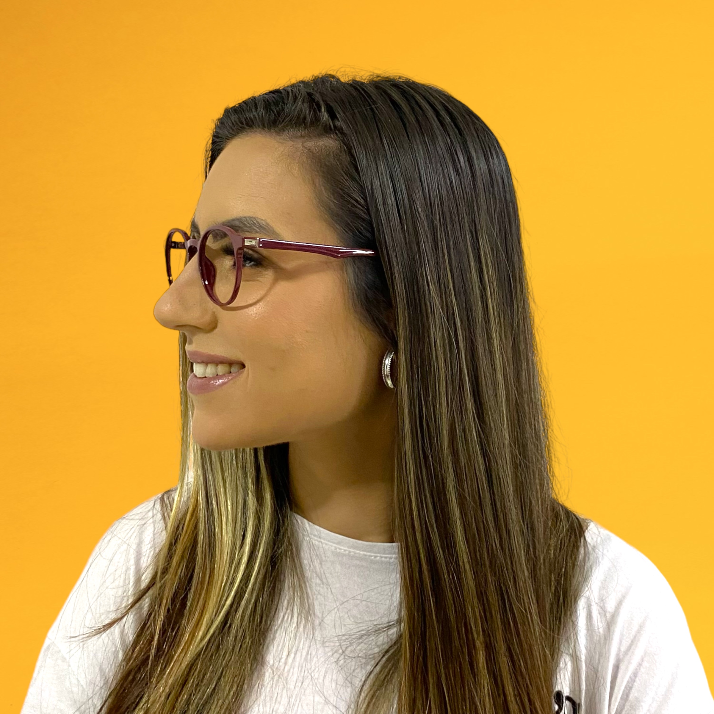 Óculos MYZ REDONDO VERMELHO - Imagem 4