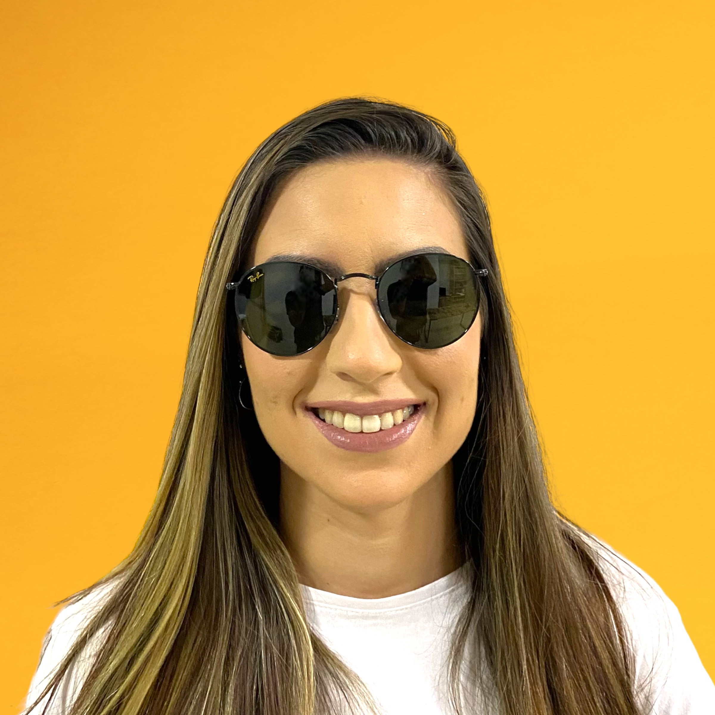 Óculos RAYBAN REDONDO PRETO - Imagem 3