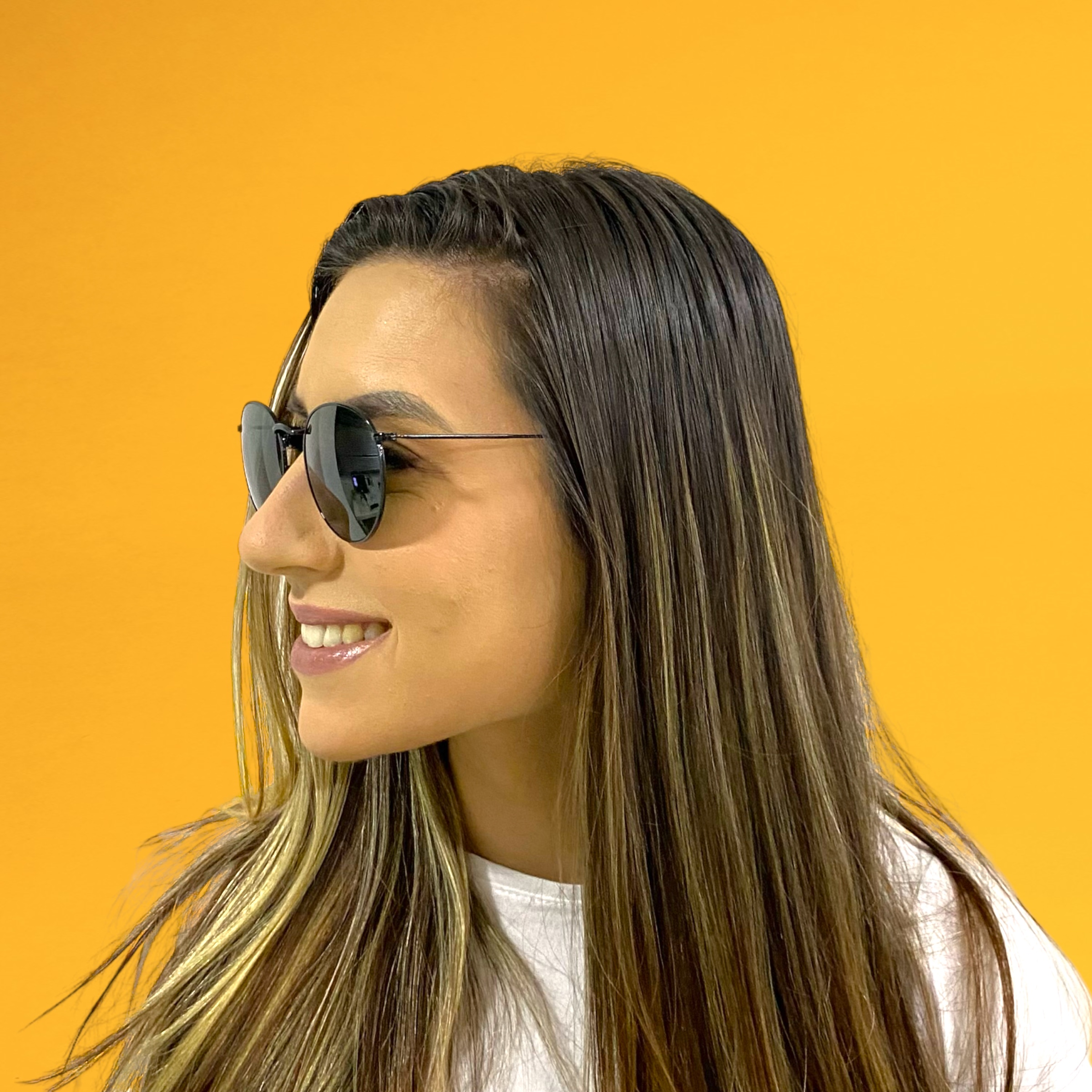 Óculos RAYBAN REDONDO PRETO - Imagem 4